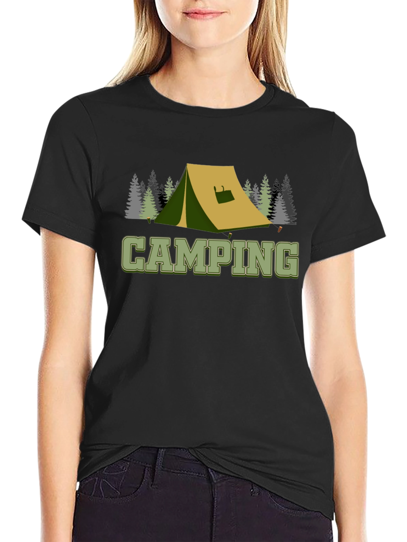 Camping Tent Graphic Tee - Outdoor Adventure Shirt - 2