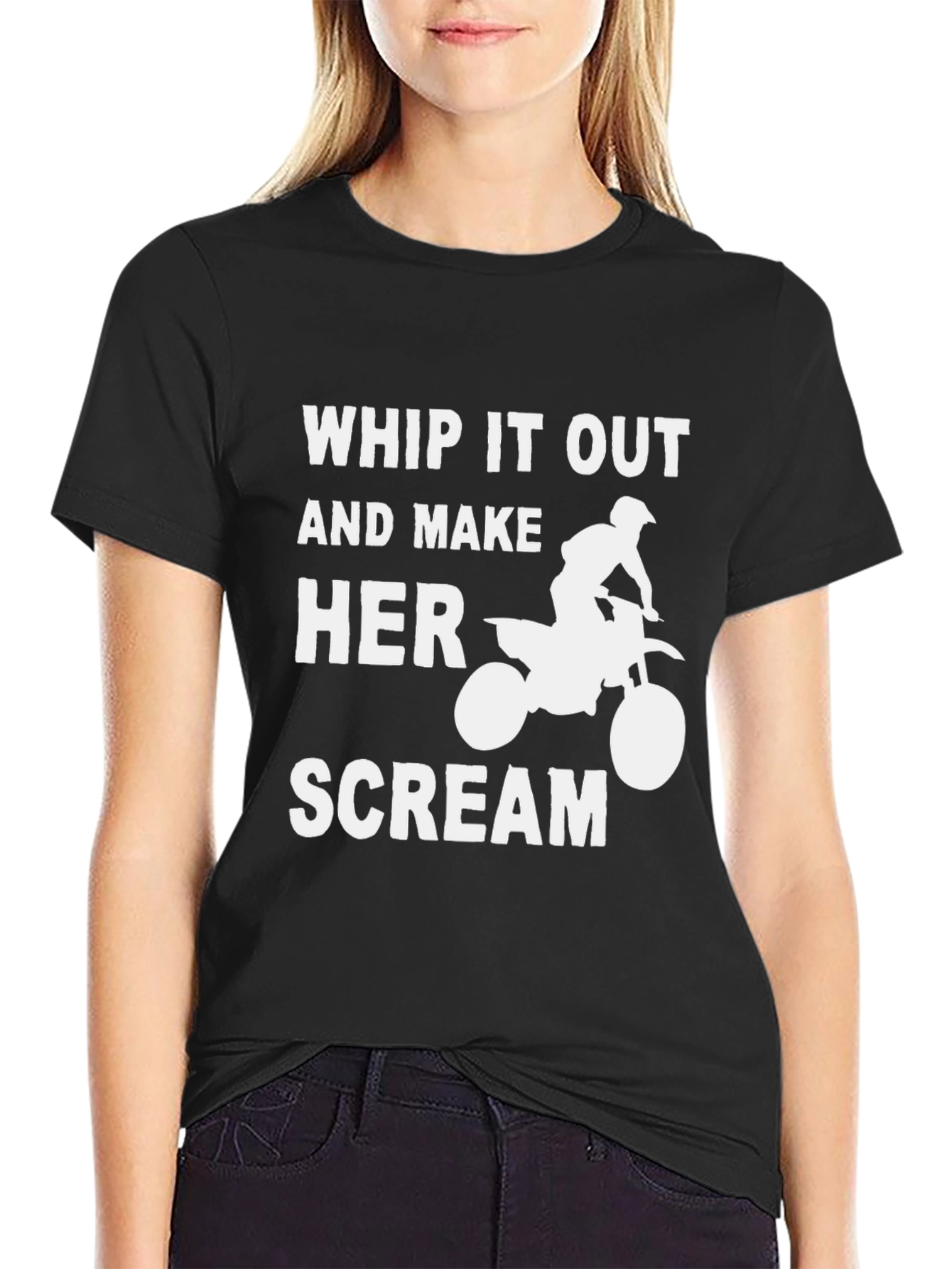 Whip It Out Dirt Bike Graphic T-Shirt - 2