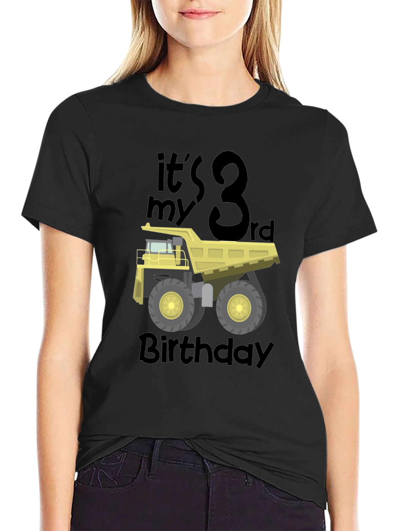It's My 3rd Birthday Dump Truck T-Shirt - 2