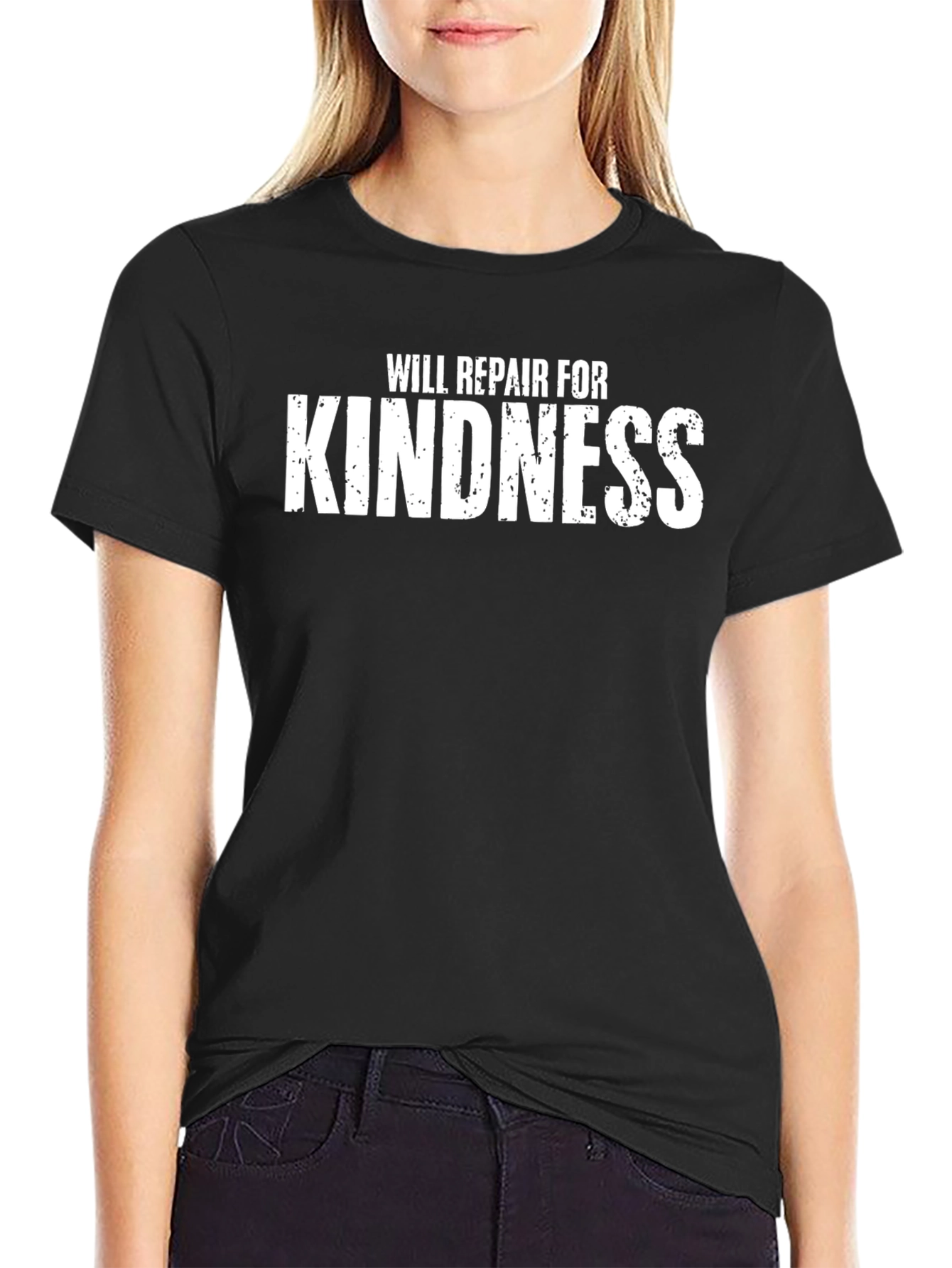 Black Will Repair for Kindness T-Shirt view 2