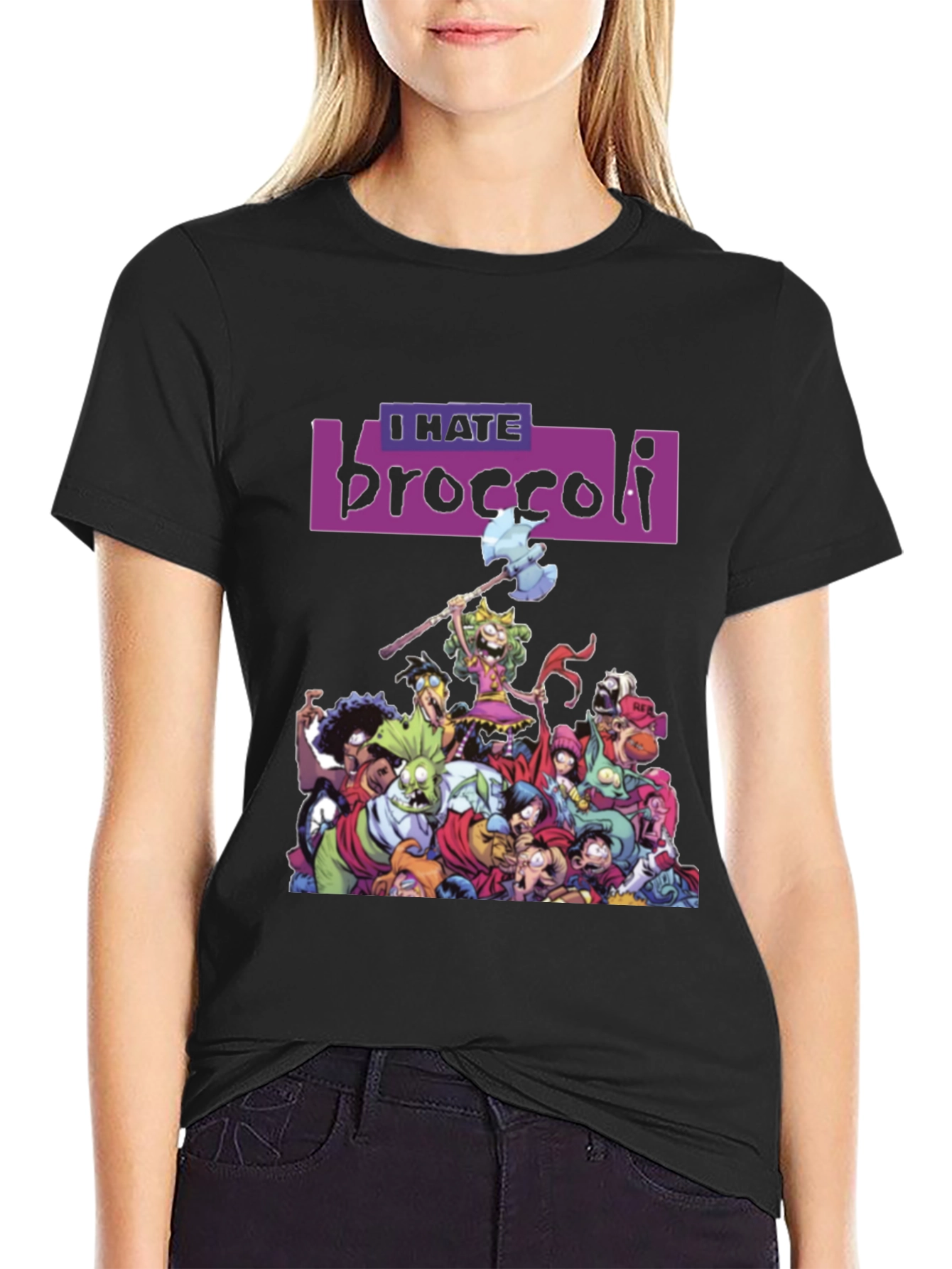I Hate Broccoli T-Shirt - Quirky Graphic Tee - 2