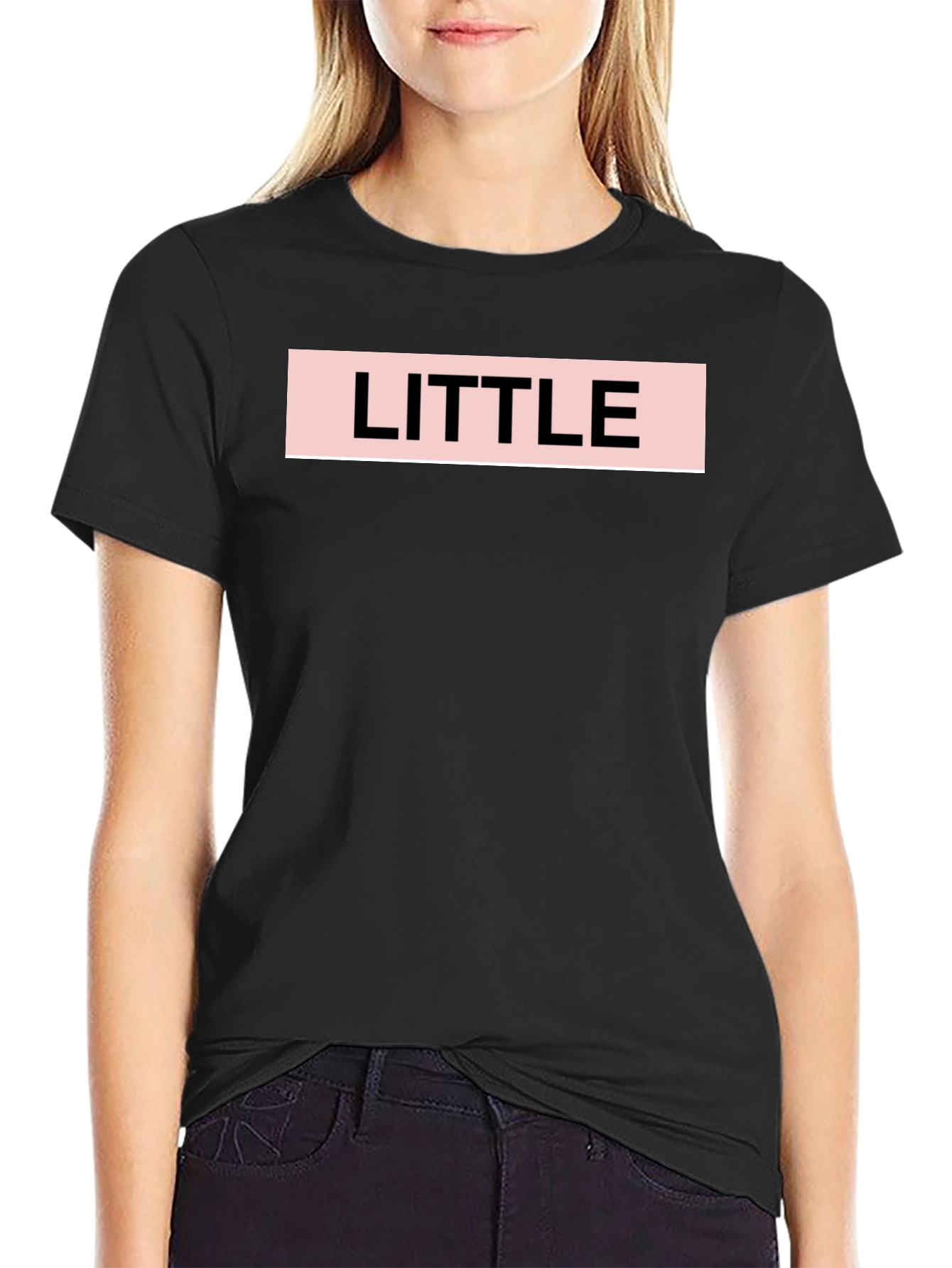 Little Black Crew Neck T-Shirt - 2