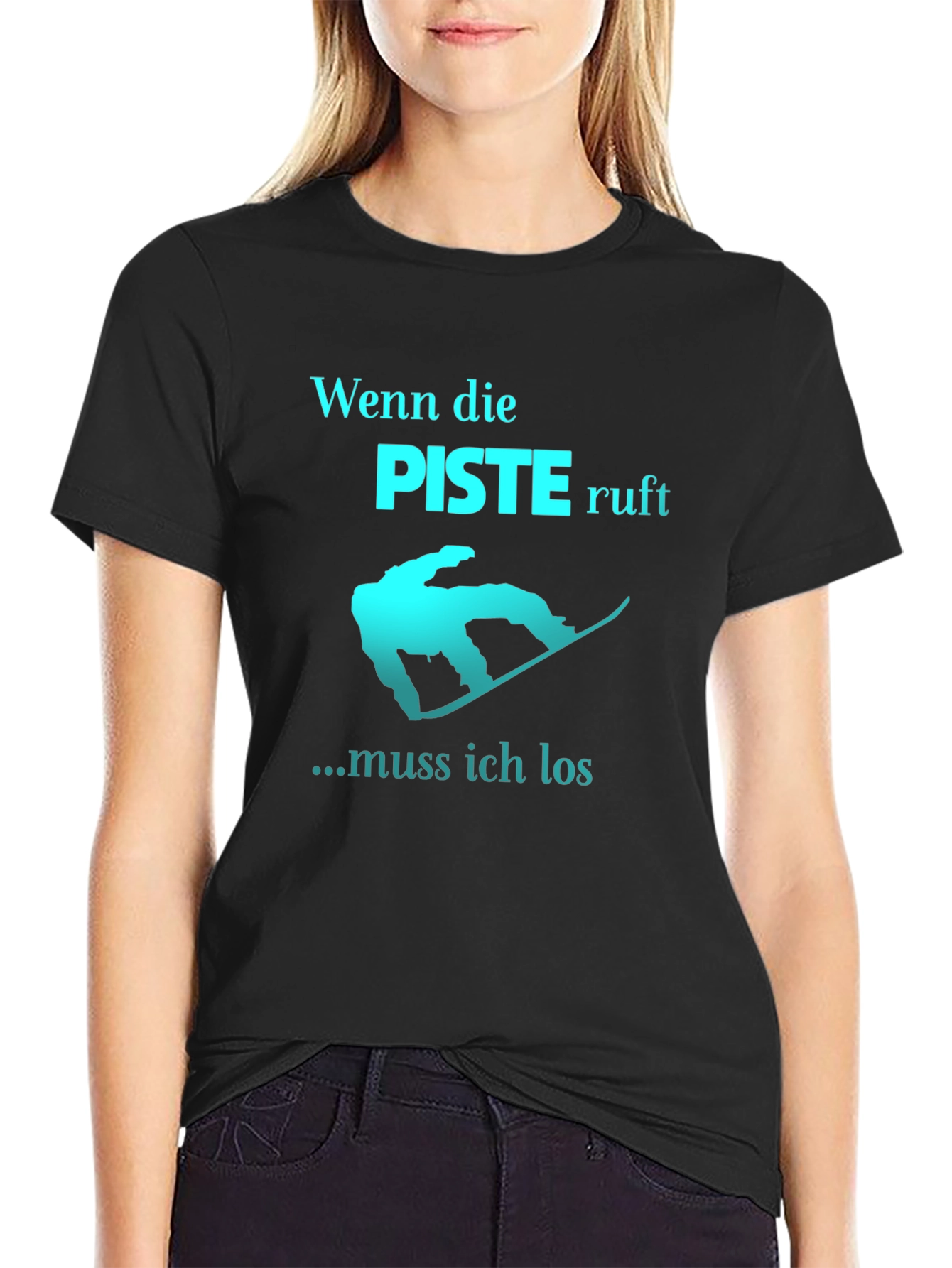 Wenn Die Piste Ruft Graphic Tee - 2