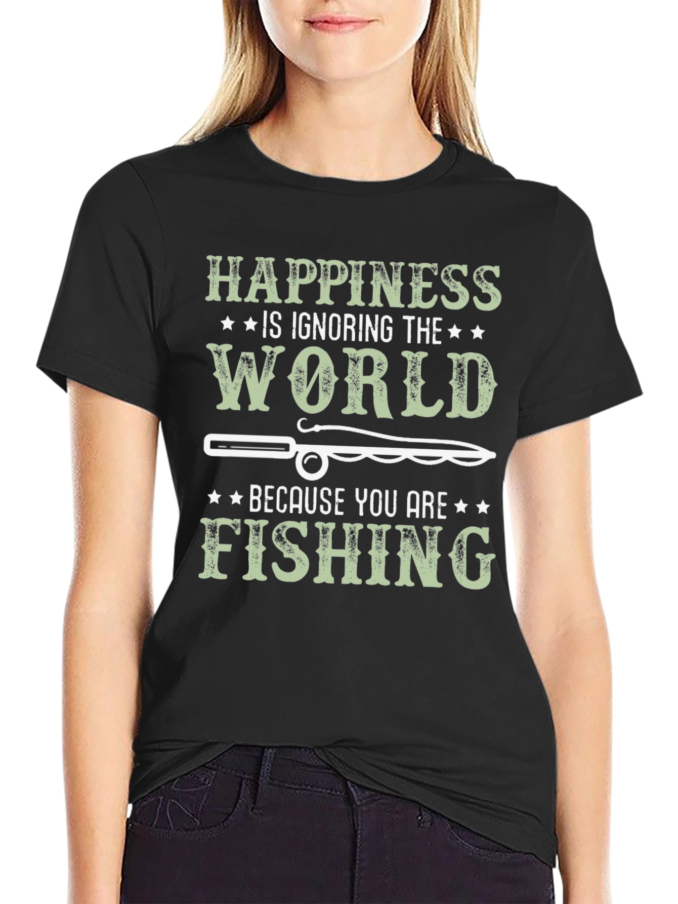 Happiness is Fishing T-Shirt - Angler's Dream! - 2