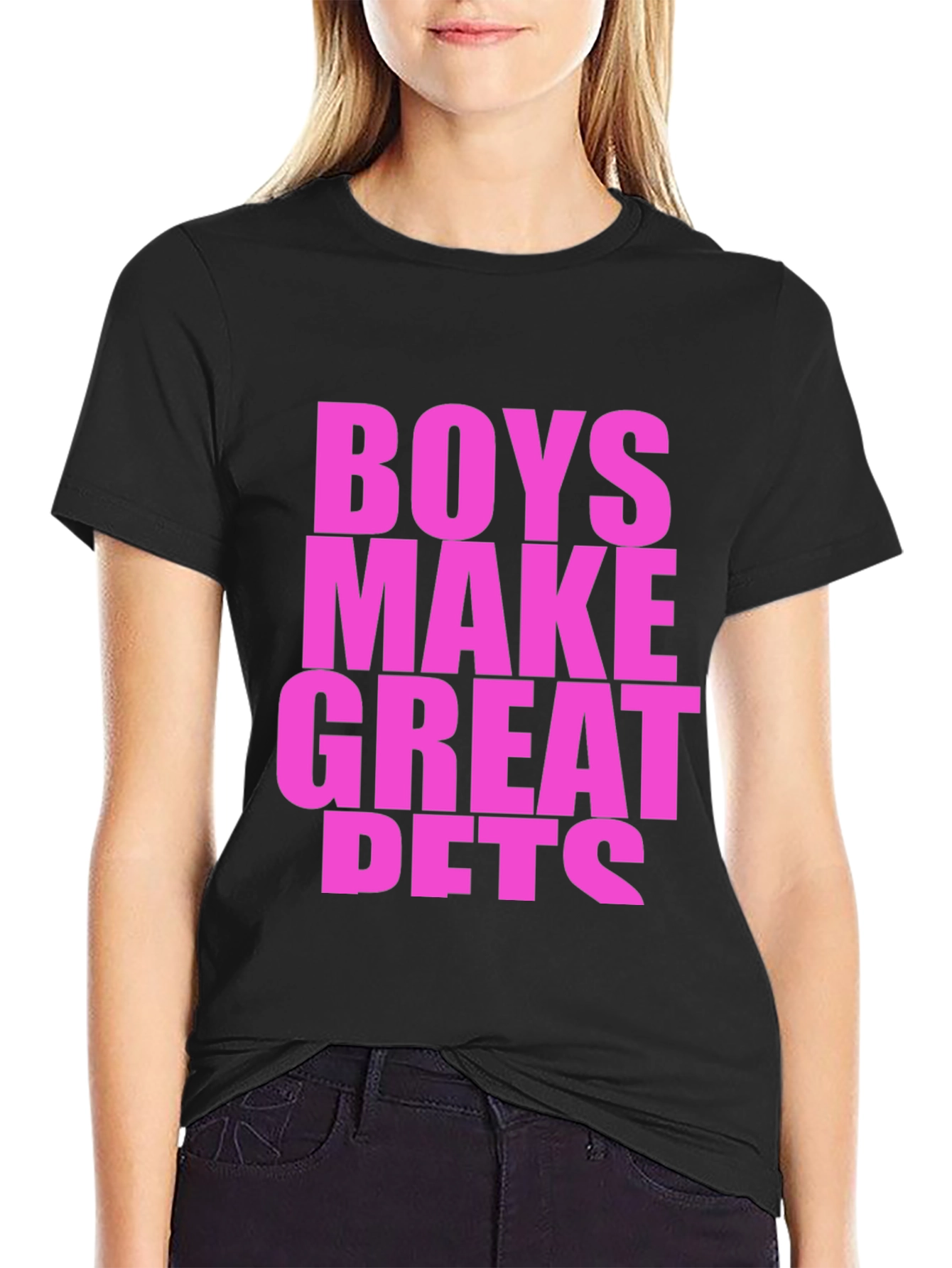 Black Boys Make Great Pets Graphic Tee view 2