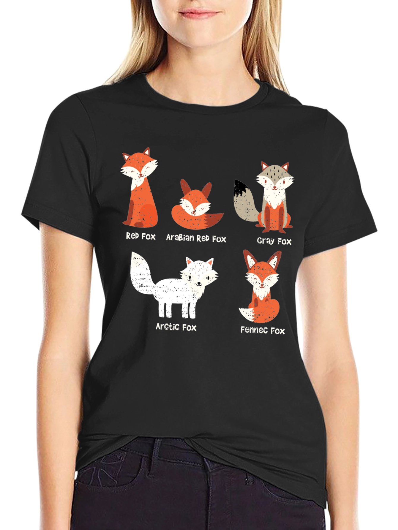 Black Fox Breed Graphic Tee - Men's Black Cotton T-Shirt view 2