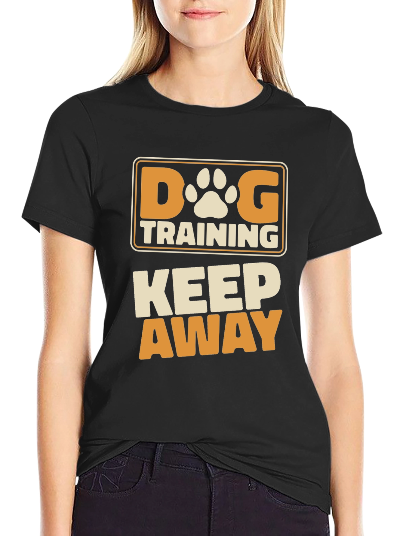 Black Dog Training Keep Away Graphic Tee view 2