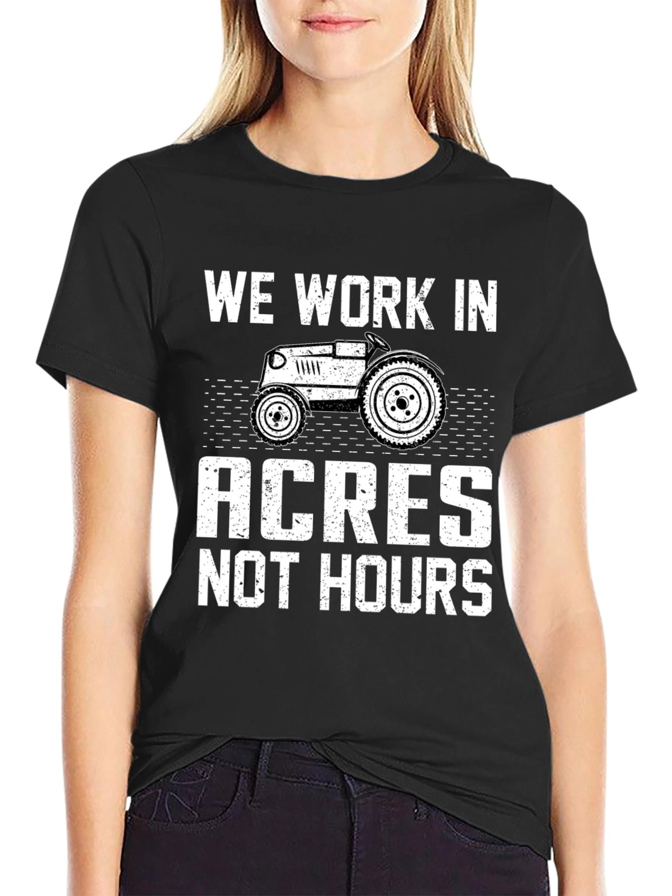 Black Farmer's Work Ethic Black T-Shirt view 2