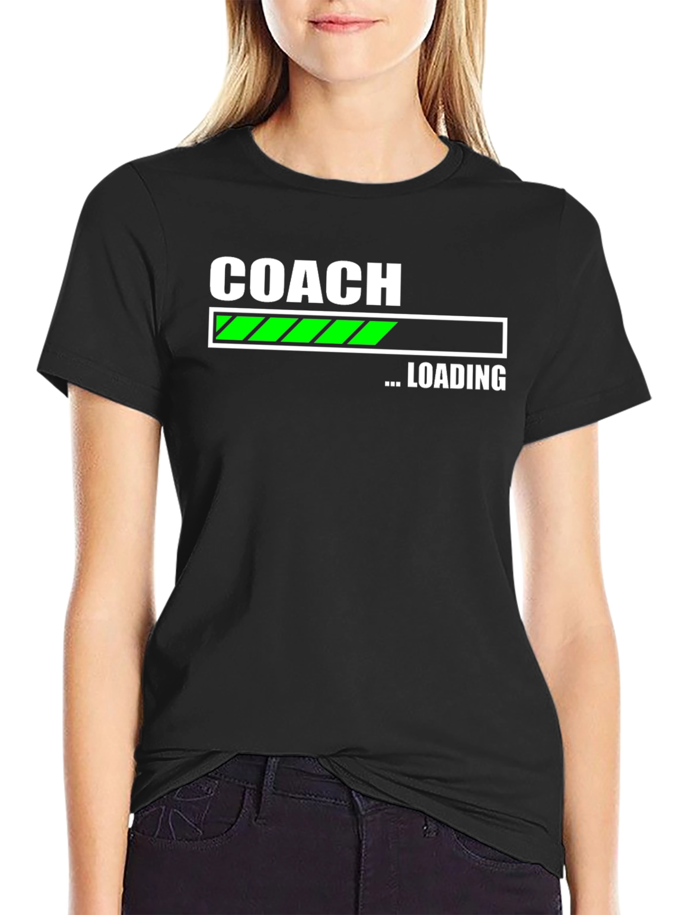 Black Coach Loading Black T-Shirt view 2