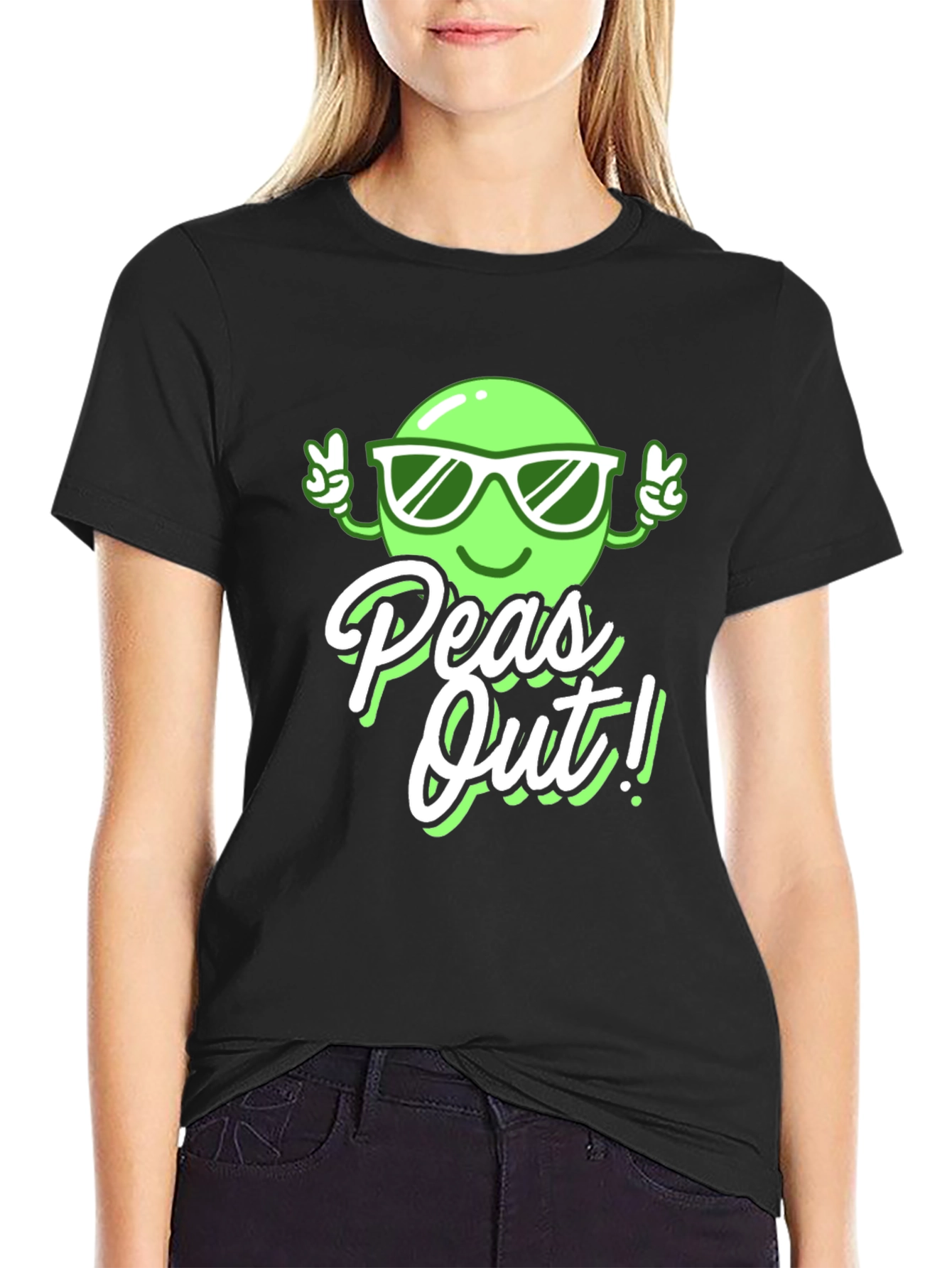 Black Peas Out! Graphic Tee - Cool & Comfy view 2