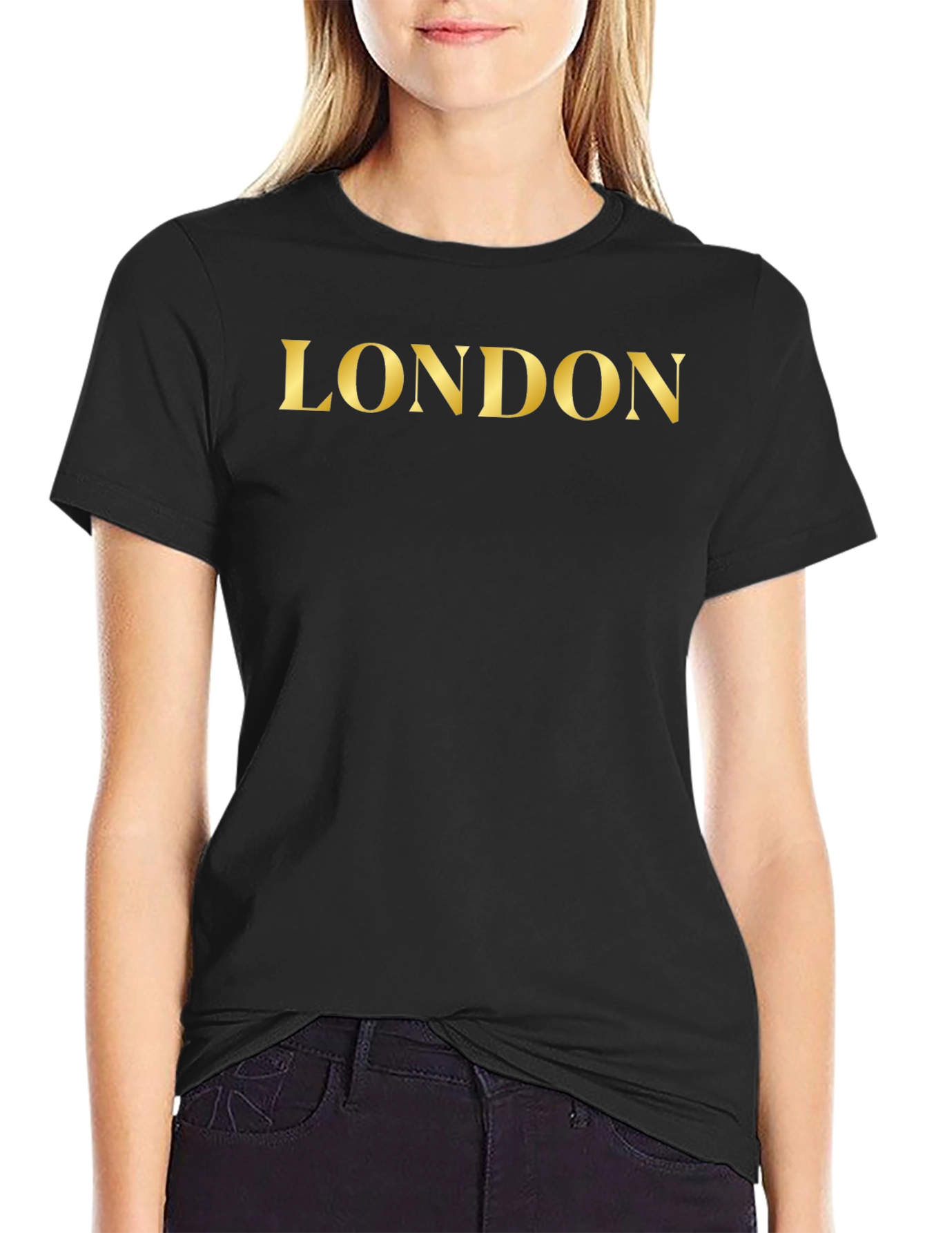 Black London Graphic Tee - Stylish & Comfortable view 2