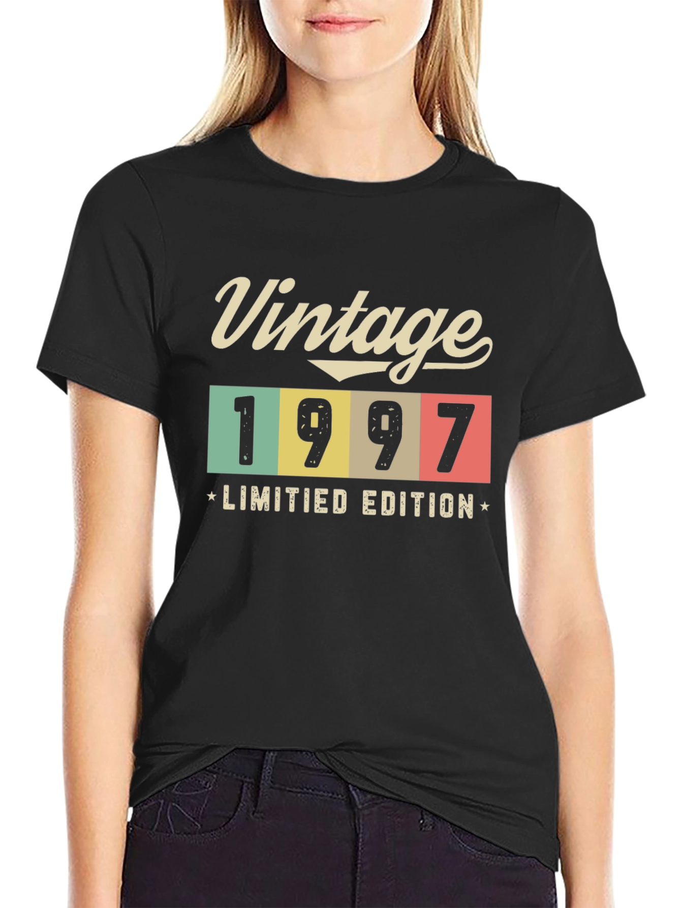 Black Vintage 1997 Limited Edition Graphic T-Shirt view 2