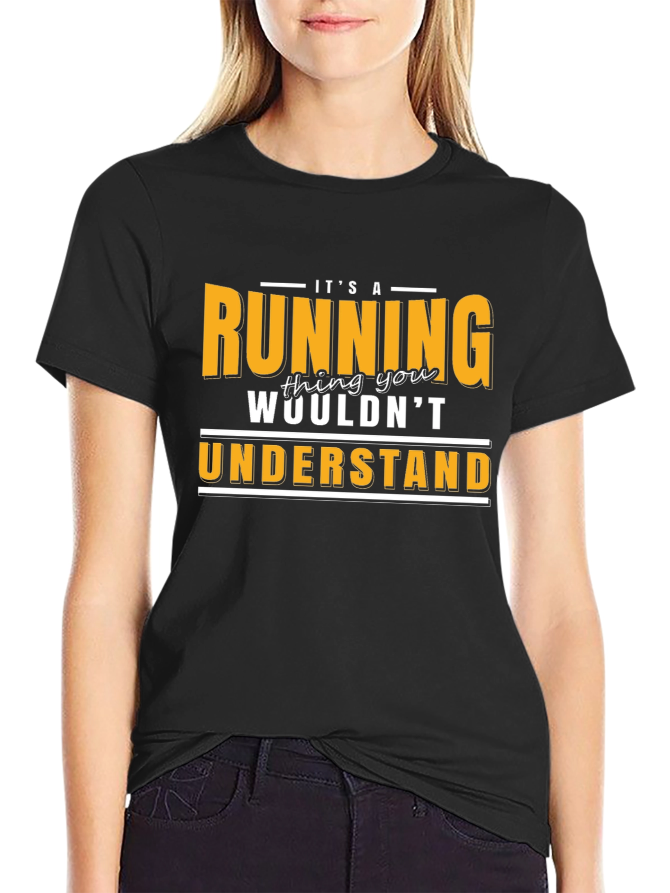Black Running Thing T-Shirt view 2