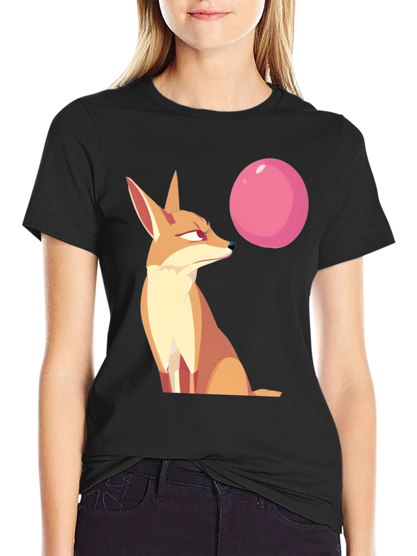 Black Fox Bubblegum Graphic Tee view 2