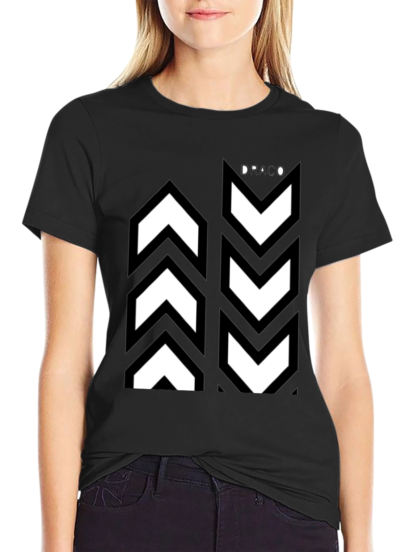 Draco Graphic Tee - Stylish Black Casual Shirt - 2