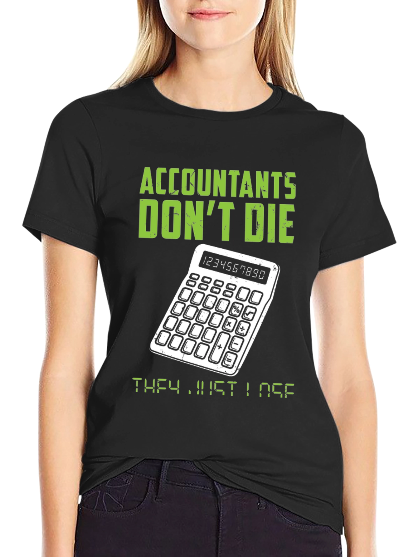 Black Accountants Don't Die T-Shirt view 2