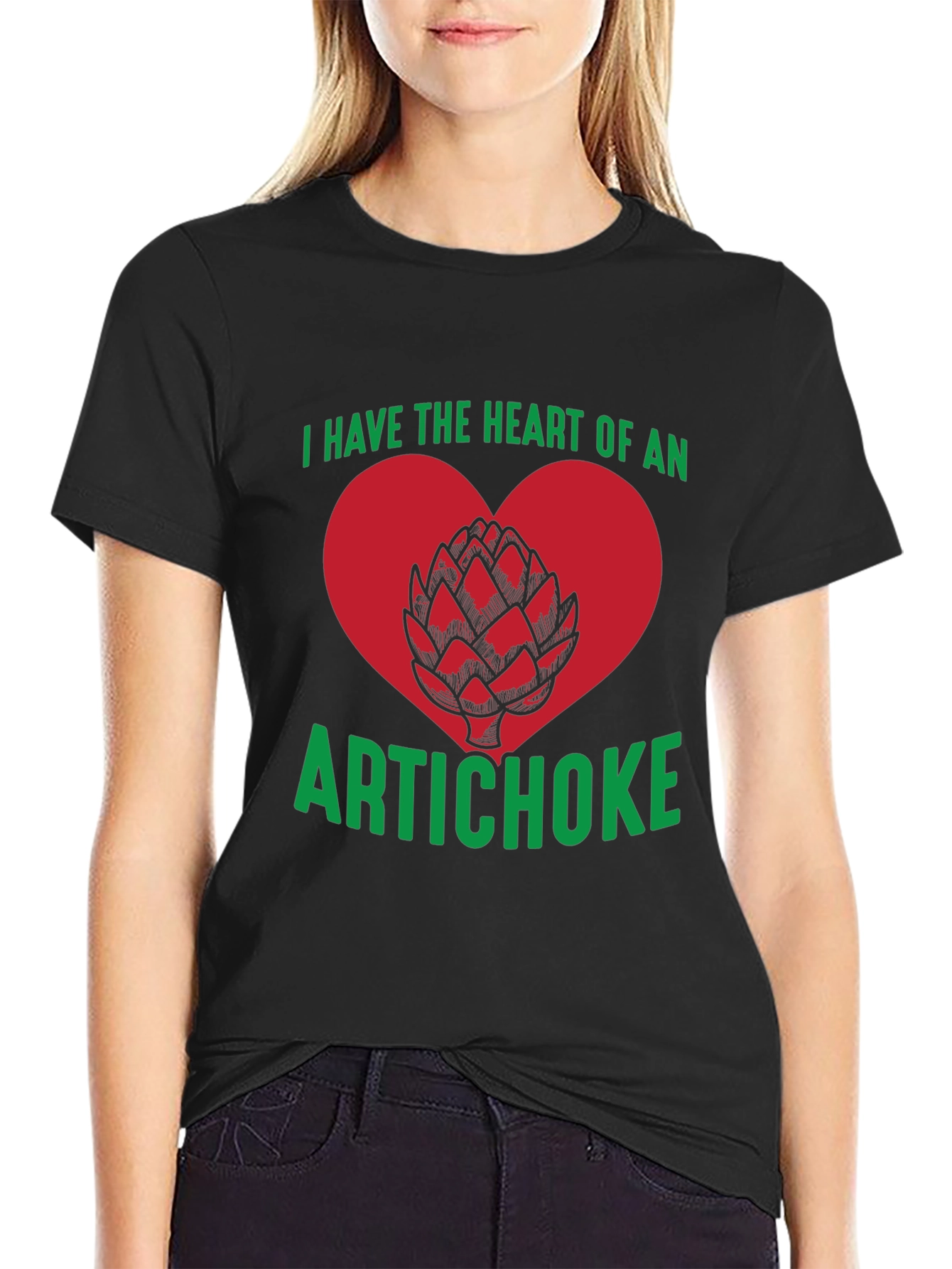 Black Heart of an Artichoke Graphic Tee view 2