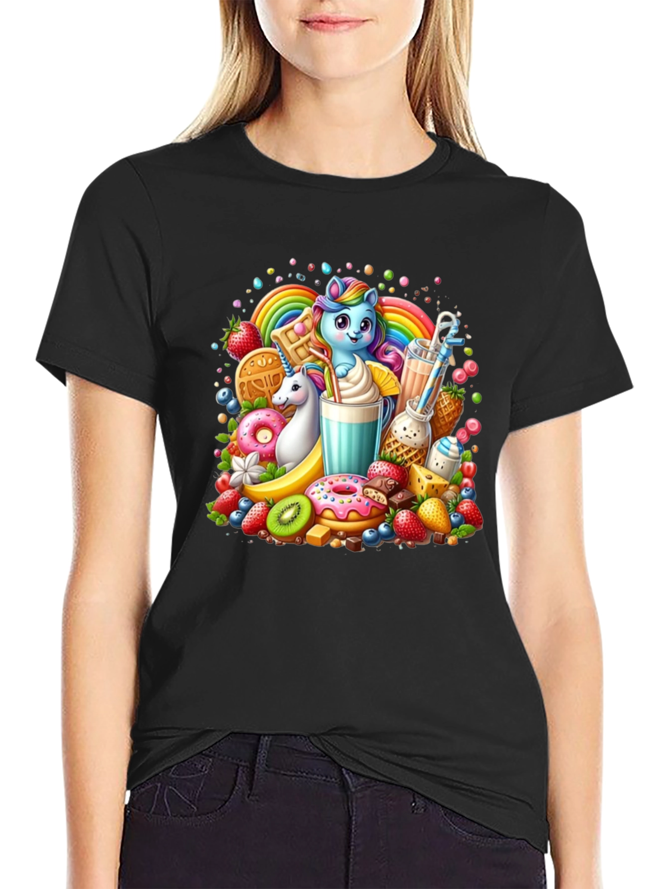 Sweet Treat Unicorn Graphic Tee - 2