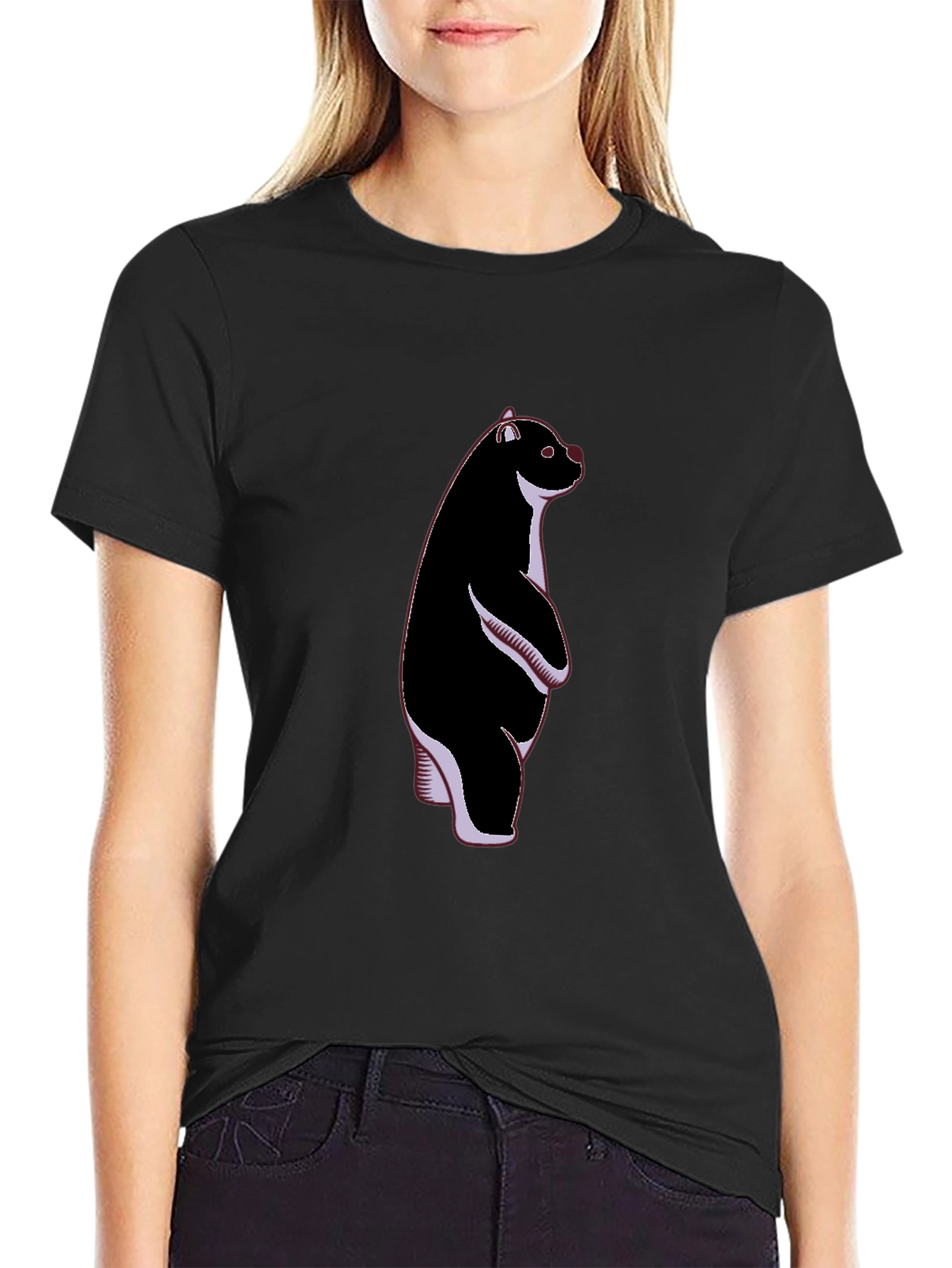 Black Bear Graphic Tee - Stand Out Style view 2