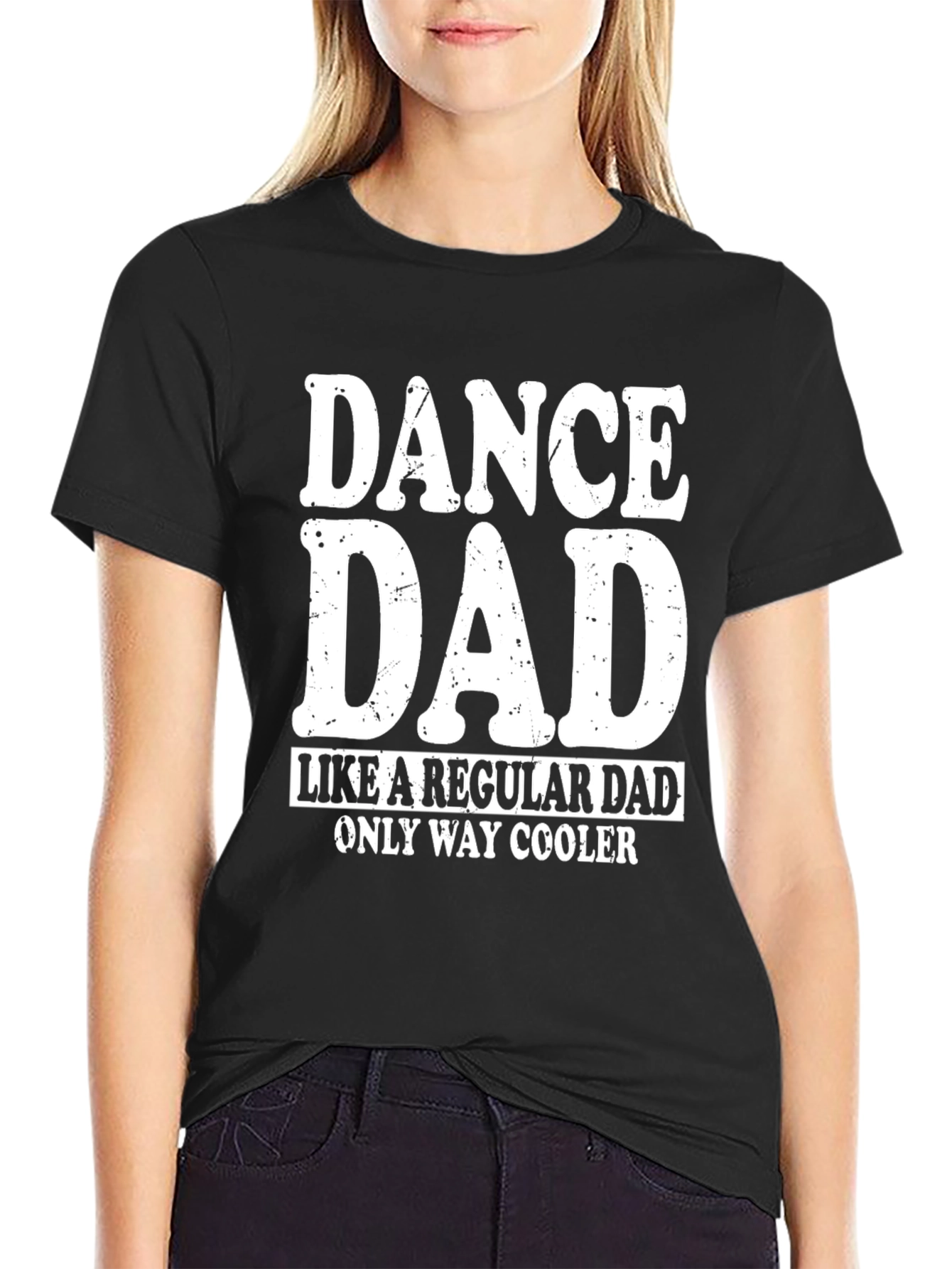 Black Dance Dad T-Shirt - Cool Dad Style view 2