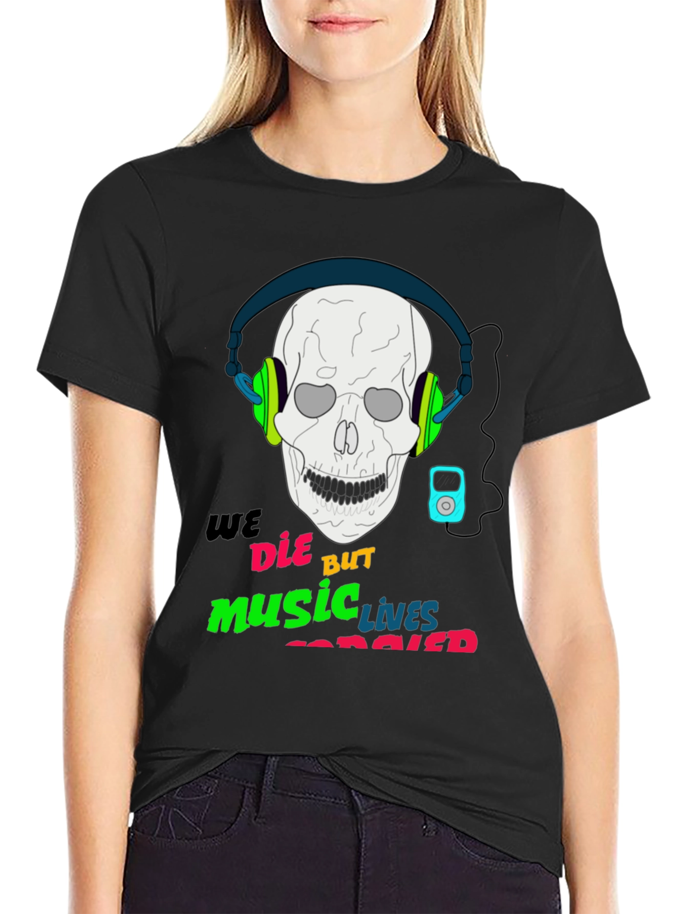 Black Music Never Dies T-Shirt view 2