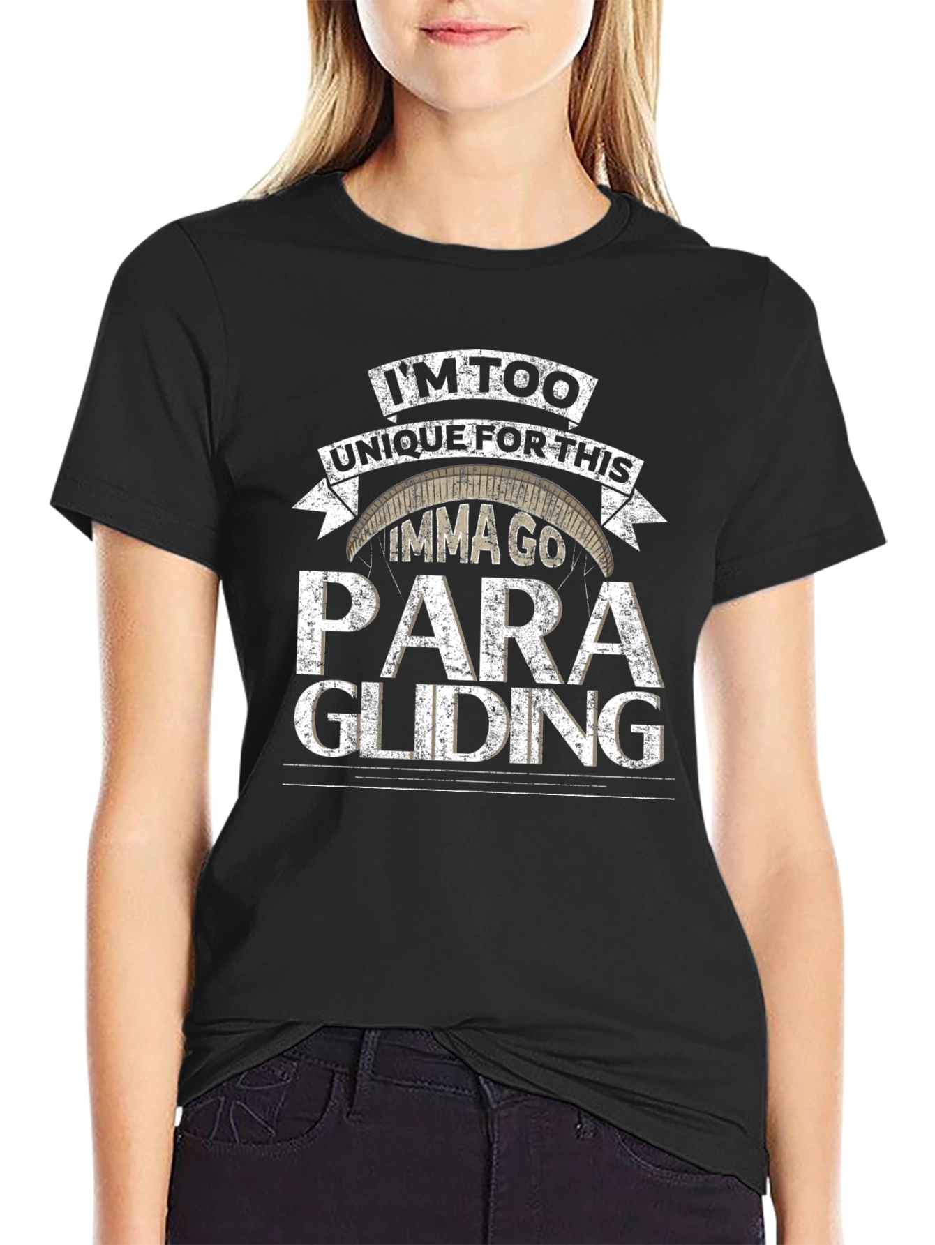 Paragliding Graphic Tee - I'm Too Unique - 2