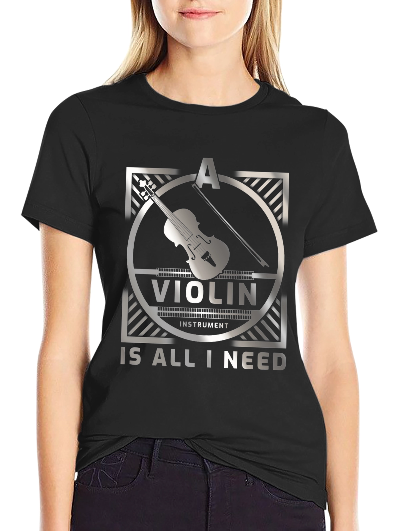 Black Violin T-Shirt - Music Lover's Tee view 2