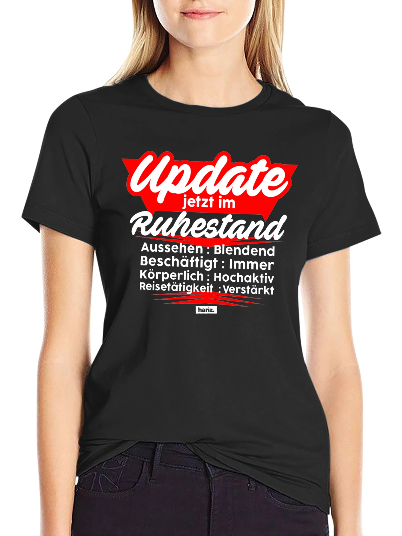 Black Update Ruhestand T-Shirt - Retirement Mode Activated! view 2