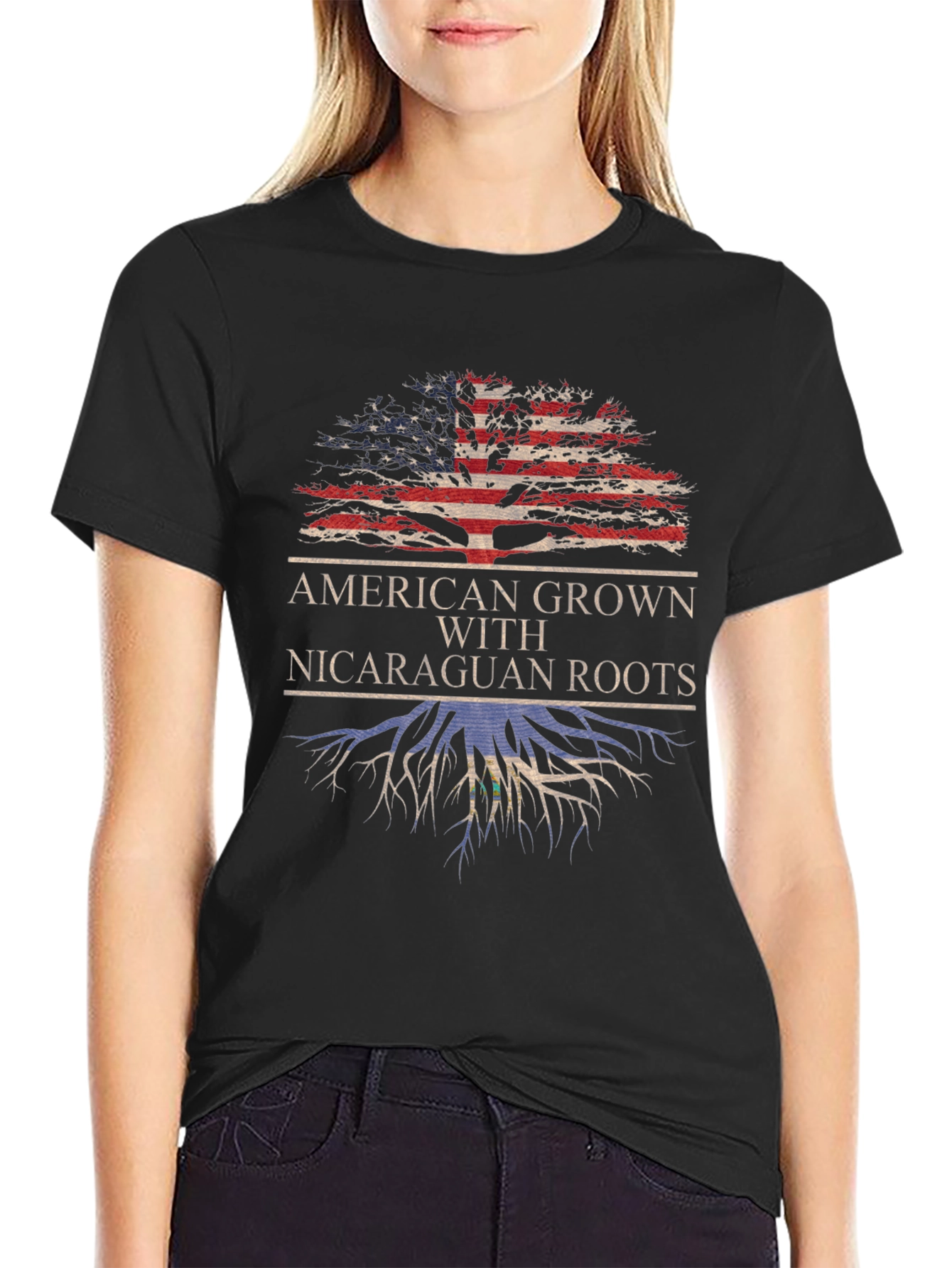 American Grown Nicaraguan Roots T-Shirt - 2