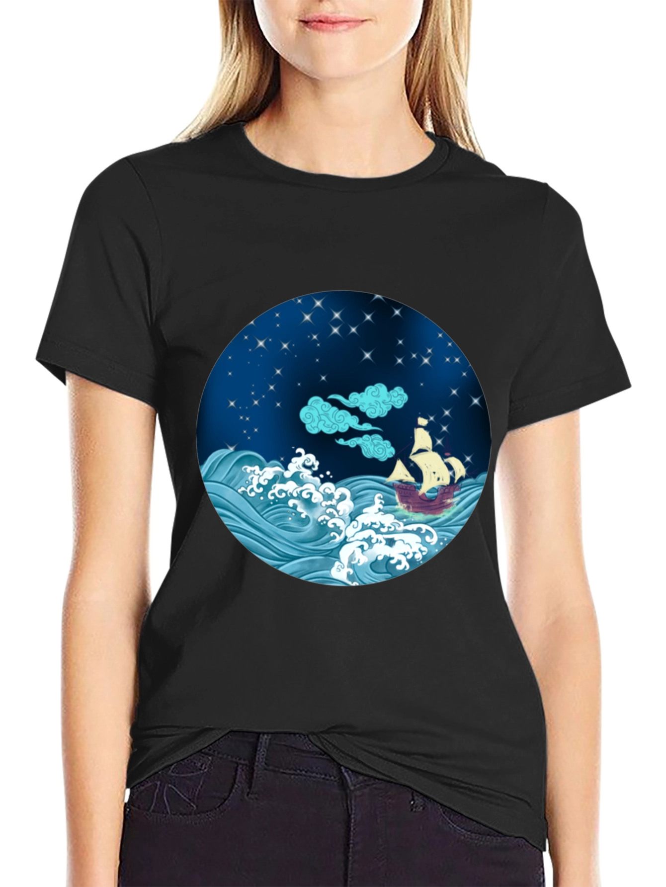 Nautical Night T-Shirt - Sea Adventure Tee - 2