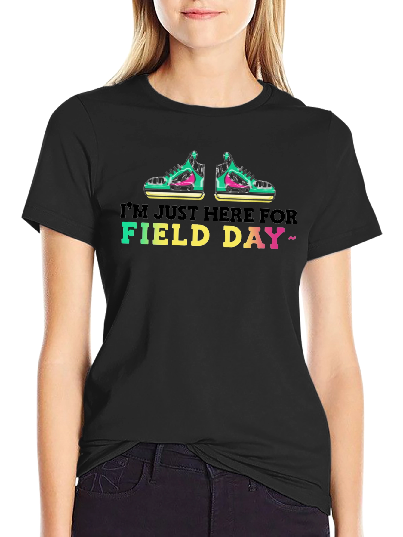 Black Field Day T-Shirt - I'm Just Here For Field Day view 2