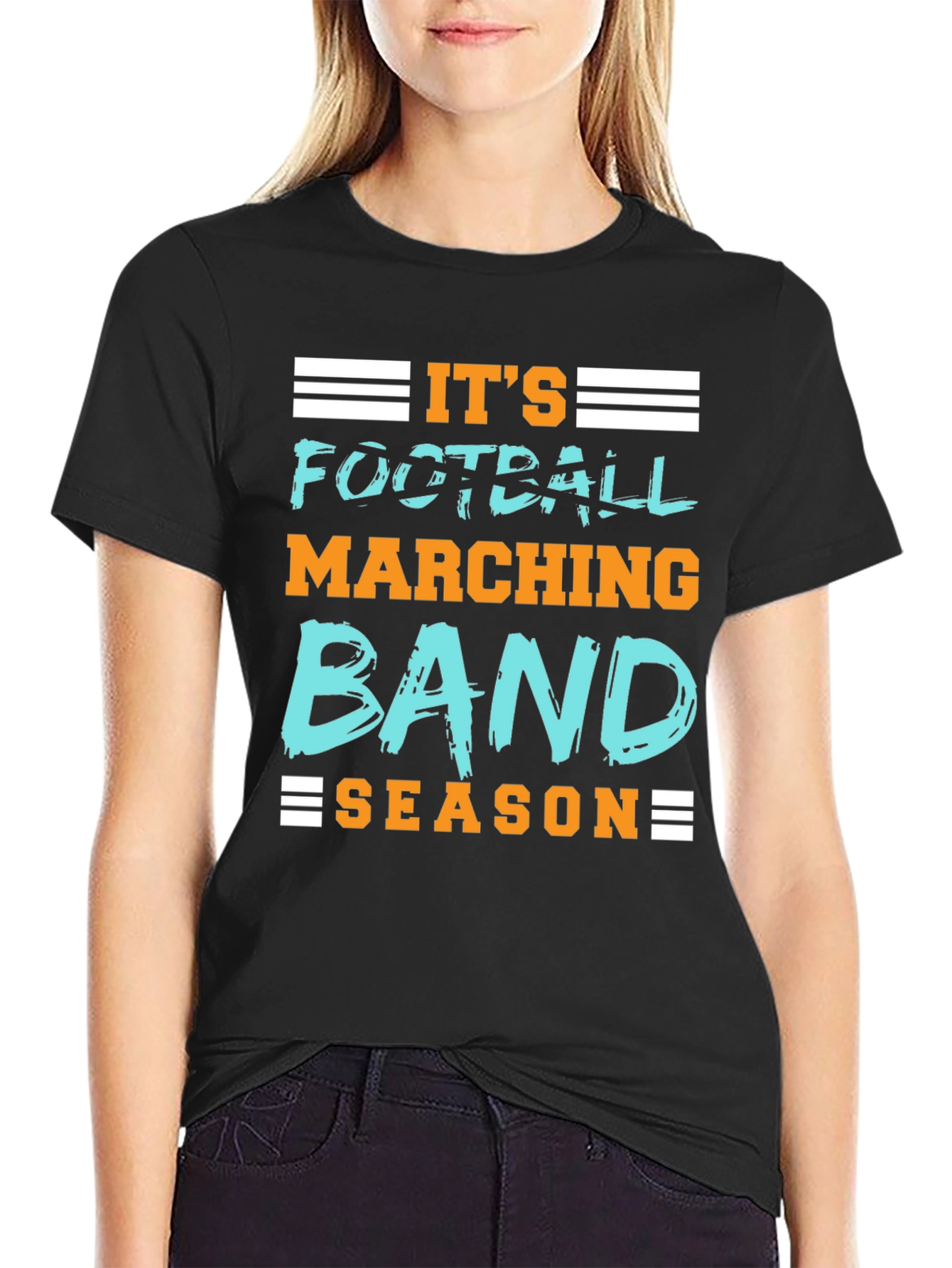 It's Football Marching Band Season Graphic Tee - 2