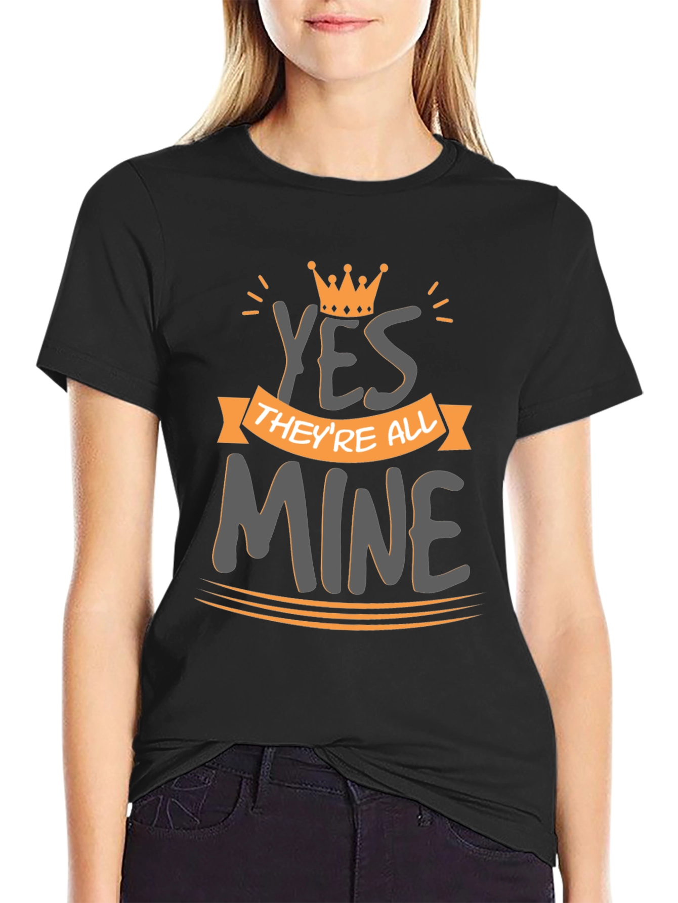 Black King's "Yes, They're All Mine" Graphic Tee view 2