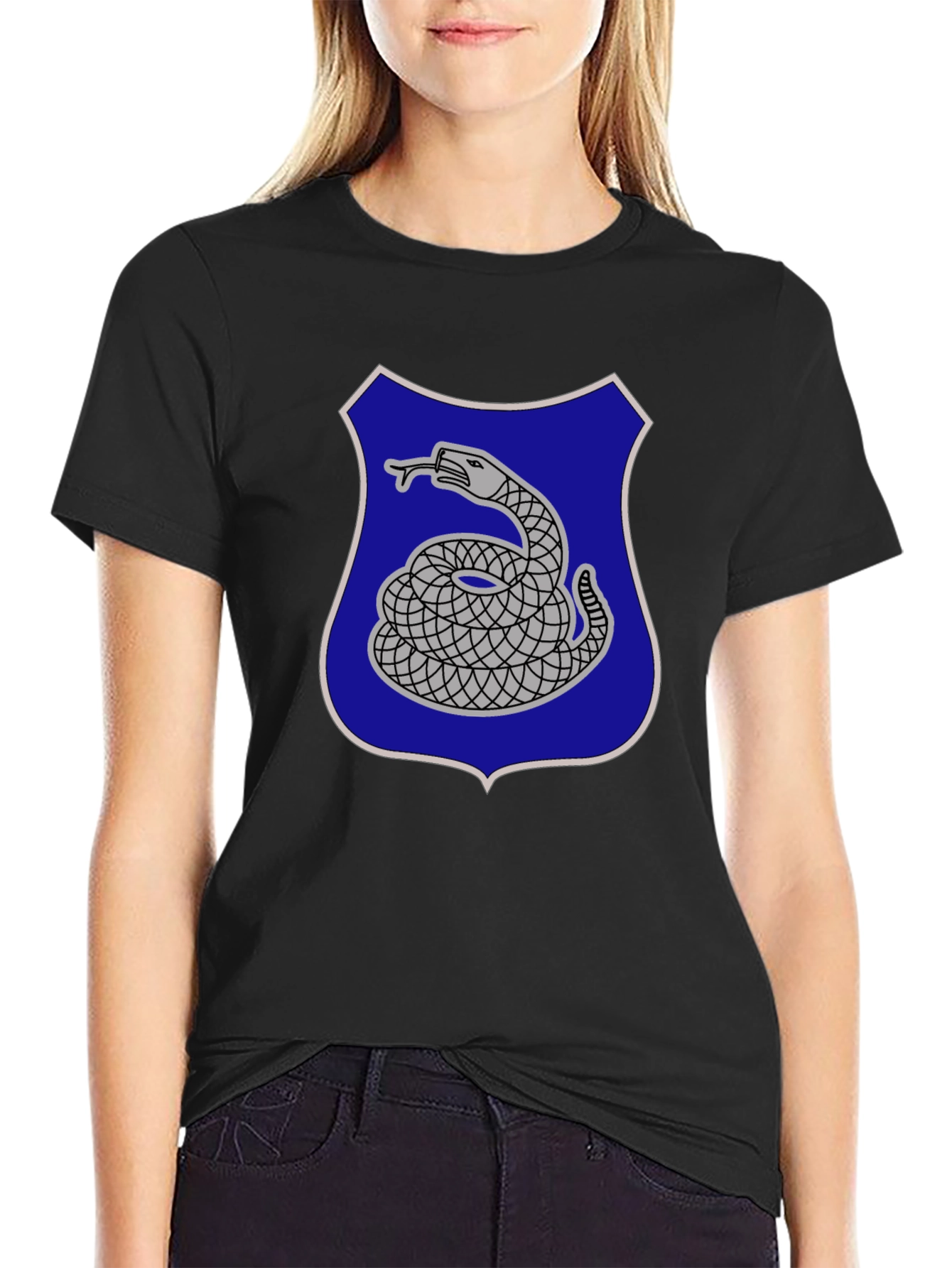 Black Snake Emblem T-Shirt - Classic Design view 2