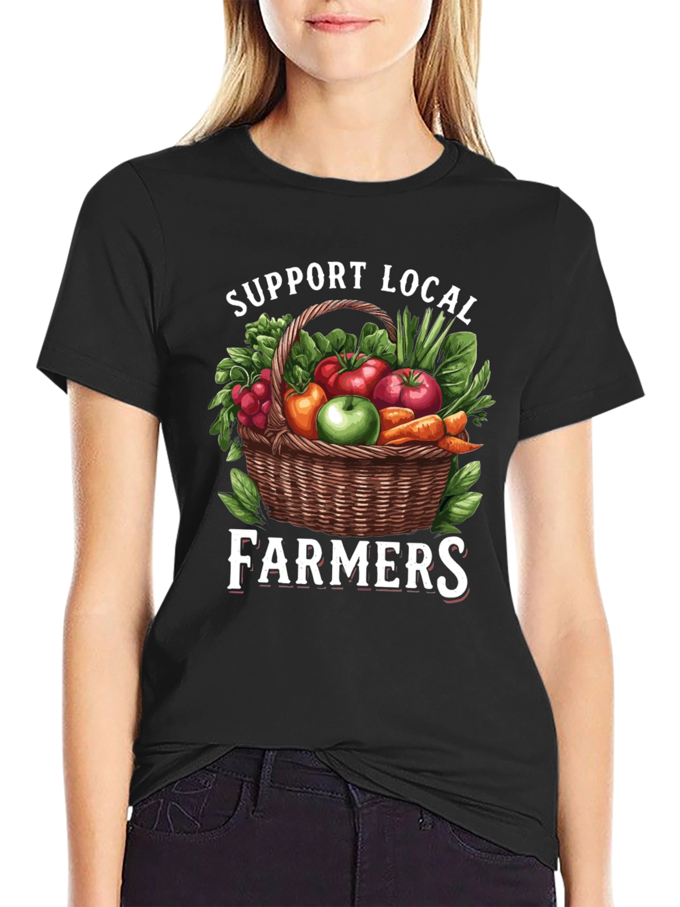 Support Local Farmers Graphic T-Shirt - 2