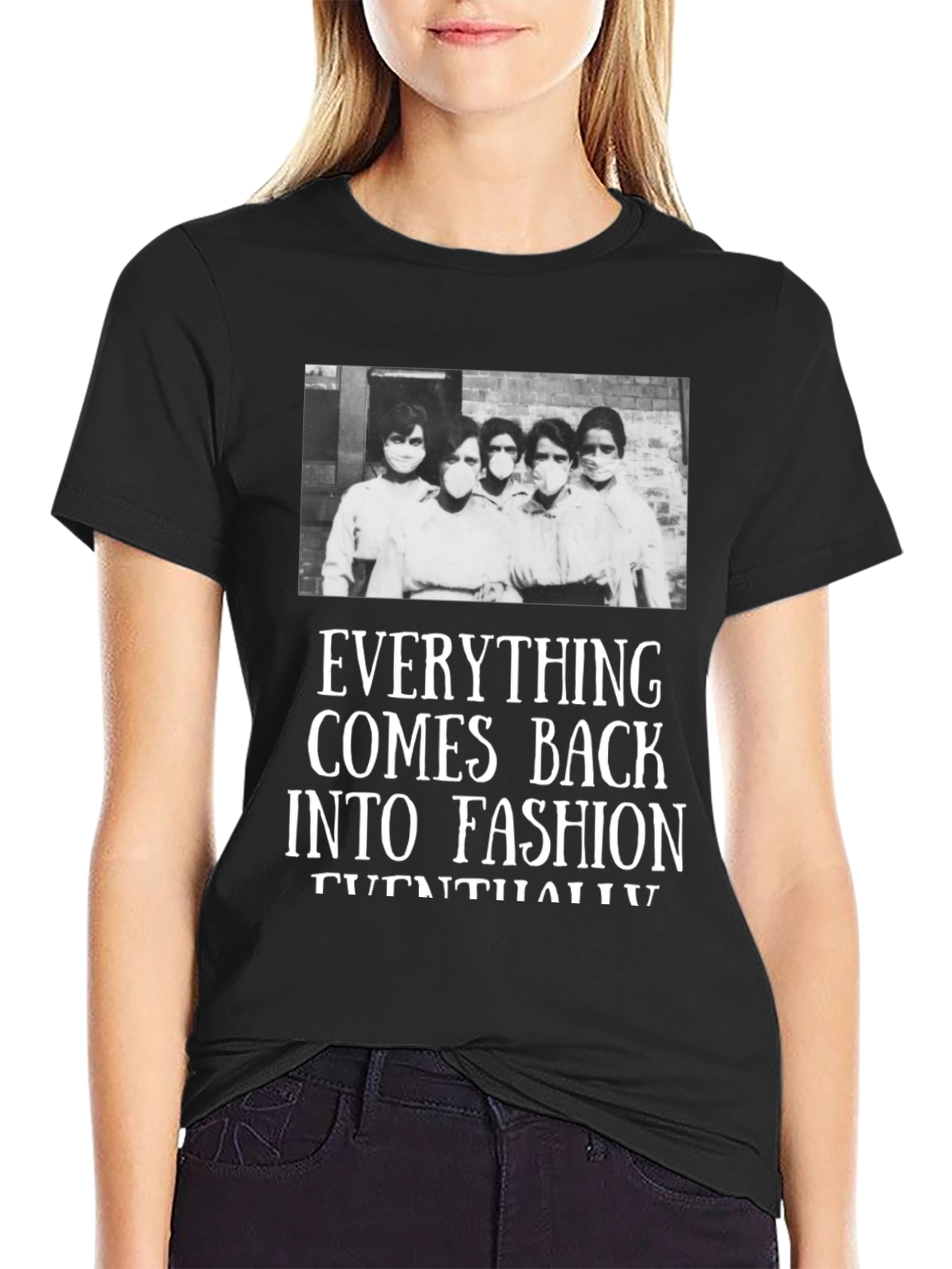 Black Everything Comes Back T-Shirt view 2