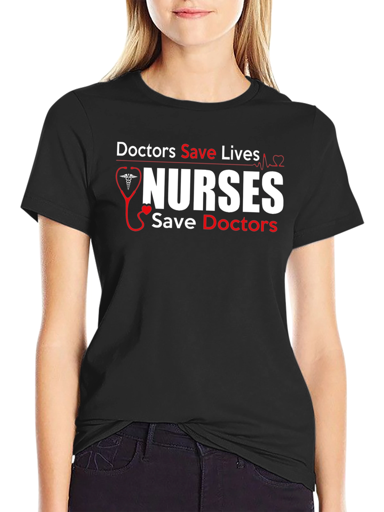 Black Doctors & Nurses T-Shirt view 2