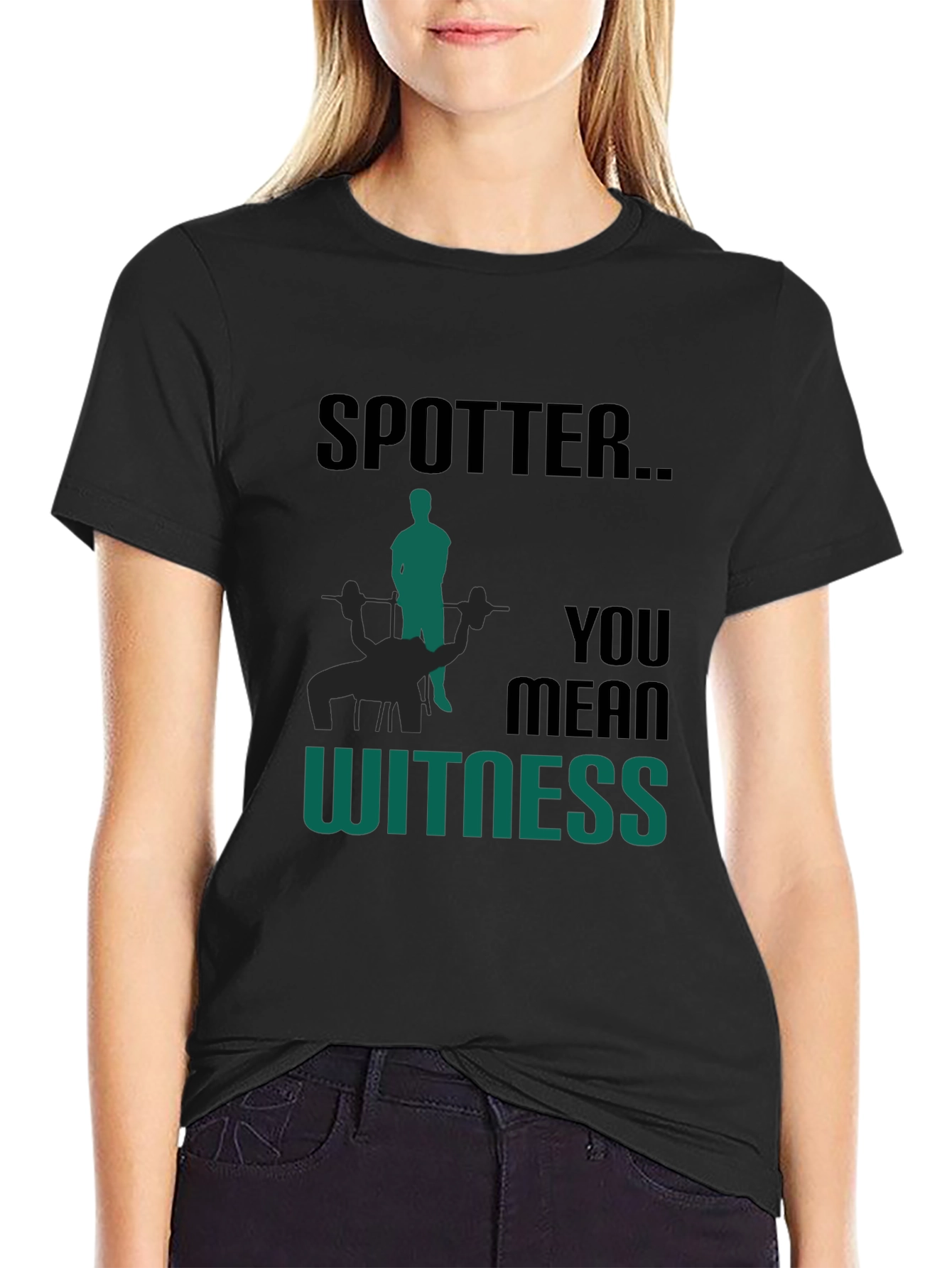 Black Spotter Witness Graphic T-Shirt view 2