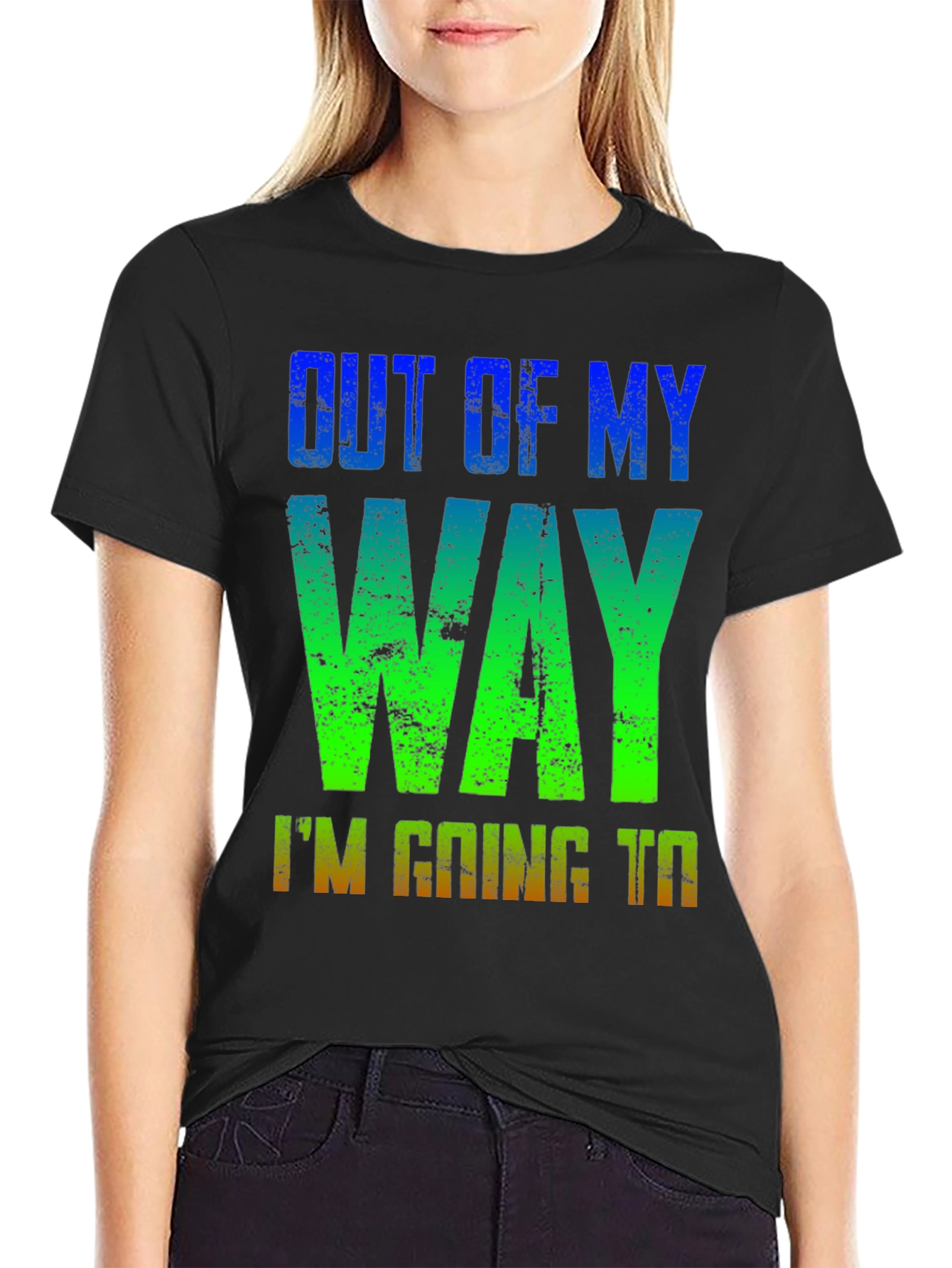 Black Out of My Way Graphic T-Shirt view 2