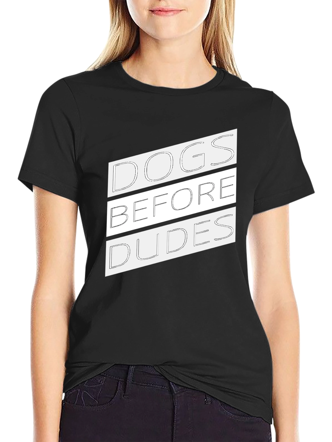 Dogs Before Dudes Graphic Tee - 2