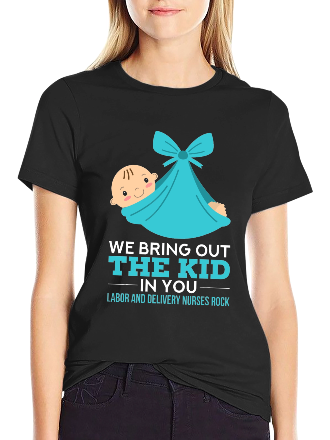 Labor & Delivery Nurse T-Shirt - We Bring Out The Kid - 2