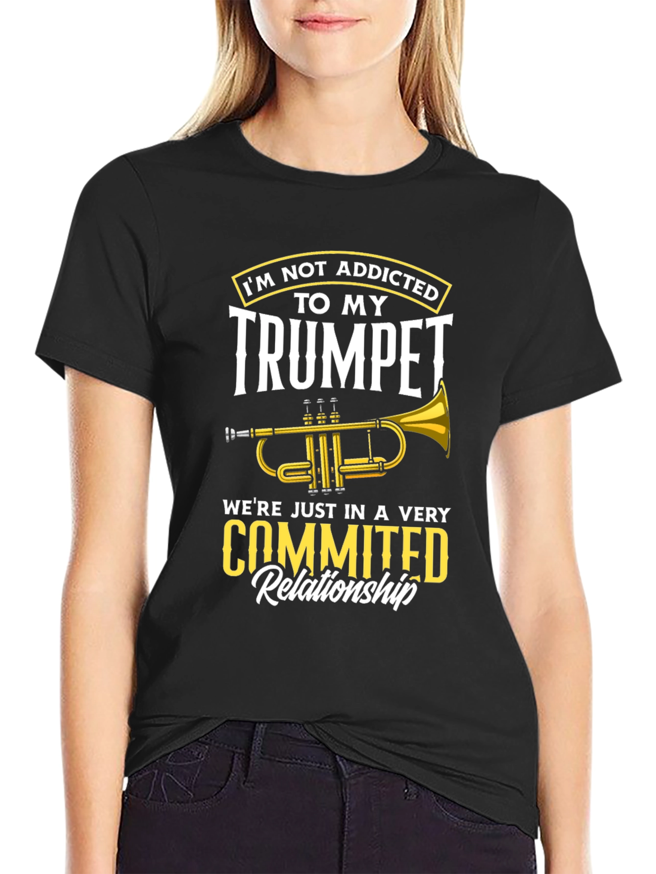 Black Trumpet Relationship T-Shirt view 2