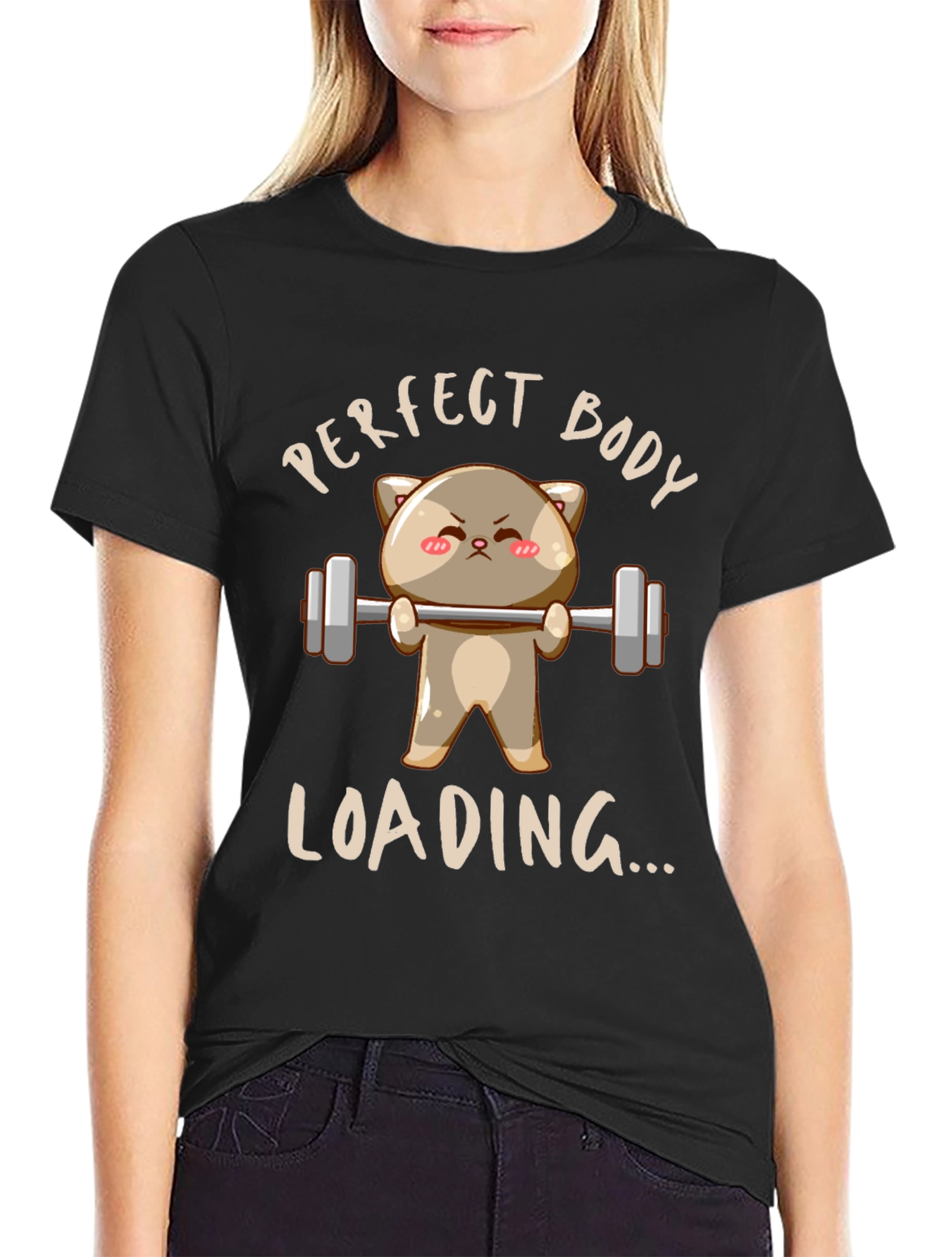 Black Perfect Body Loading T-Shirt view 2