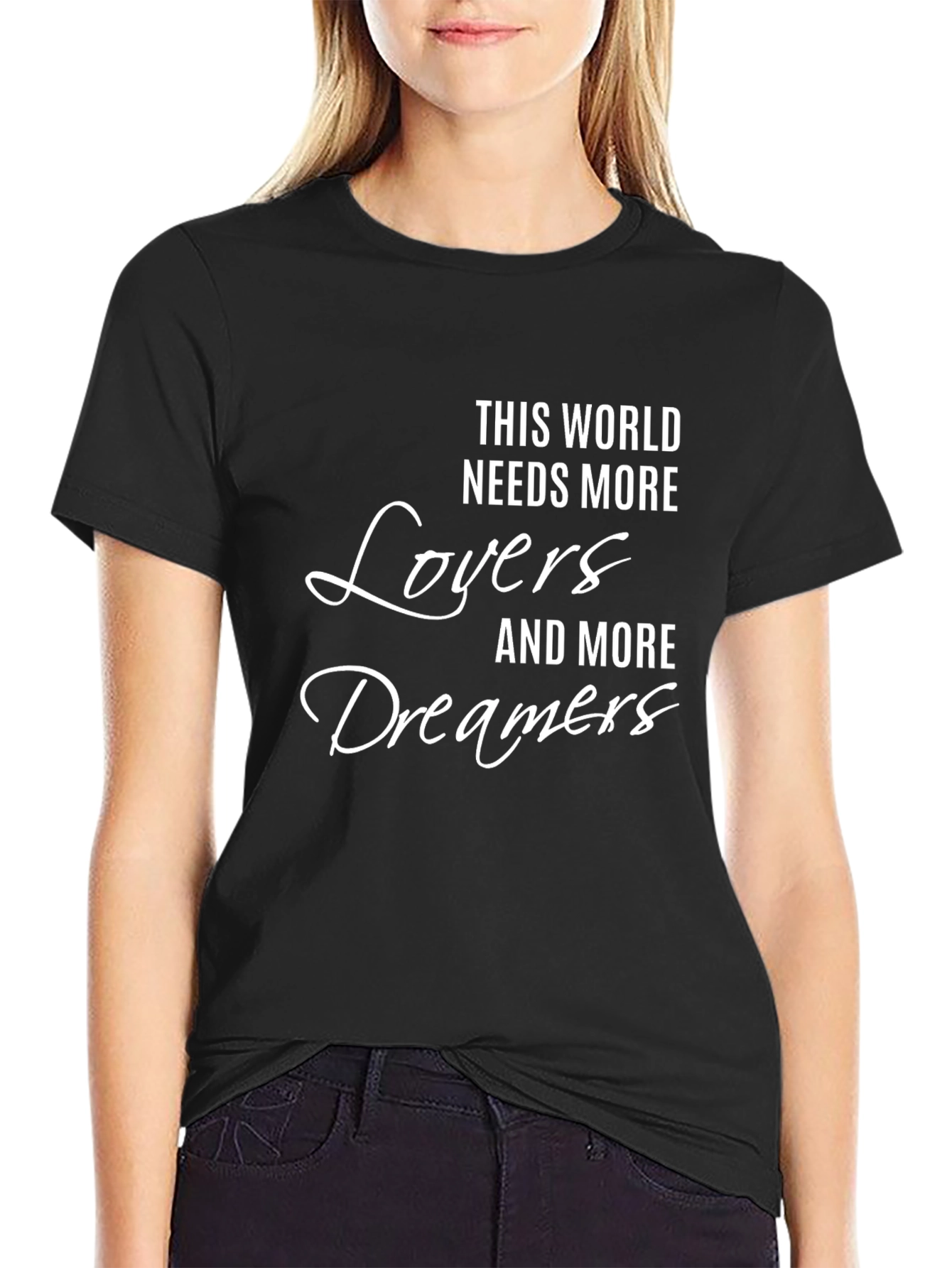 Lovers & Dreamers Graphic Tee - Black - 2