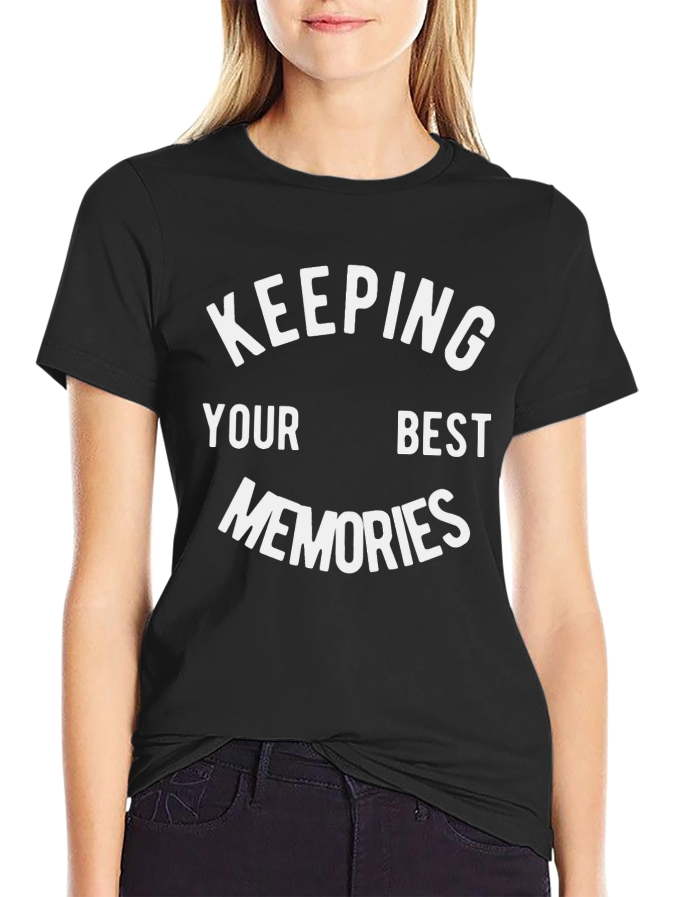 Black Keeping Your Best Memories T-Shirt view 2
