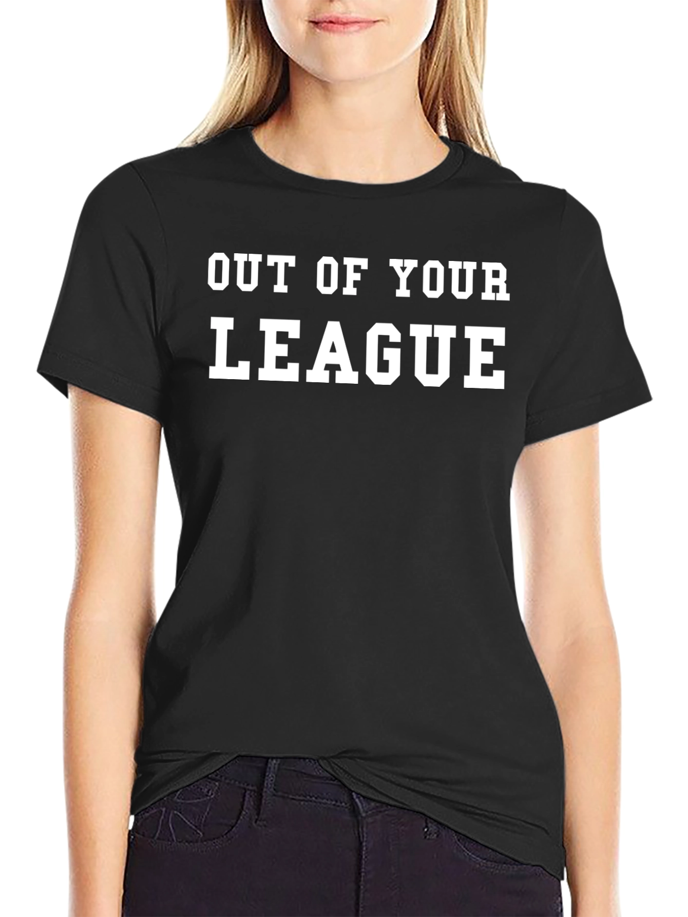 Black Out of Your League Graphic T-Shirt view 2