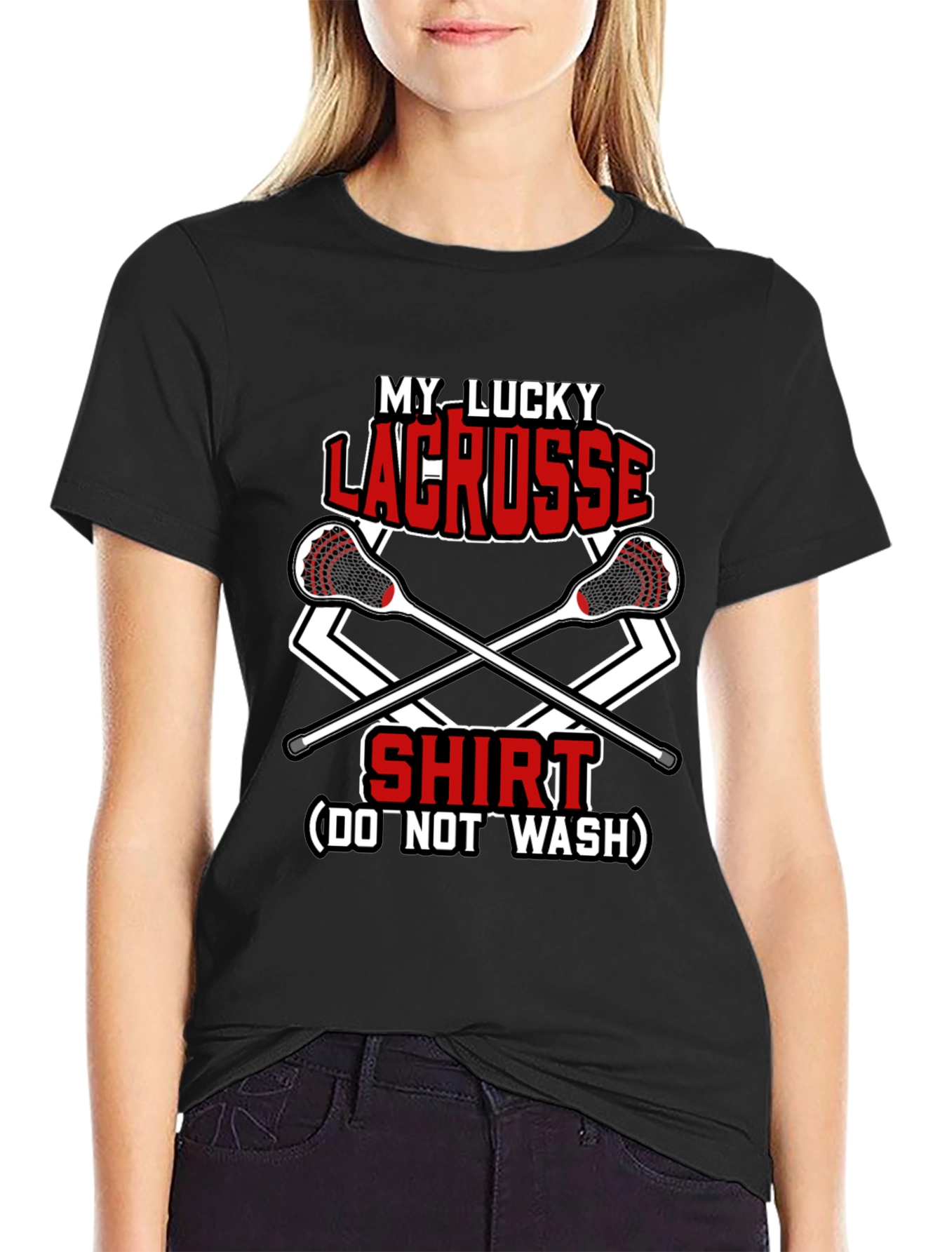 My Lucky Lacrosse Shirt - Do Not Wash! - 2