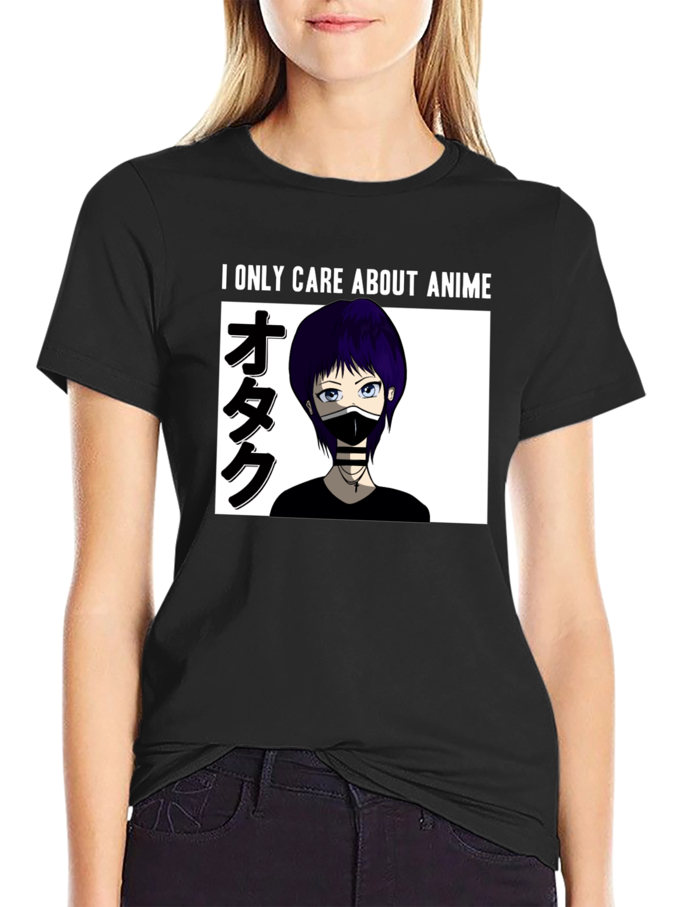 Black Anime Lover T-Shirt view 2