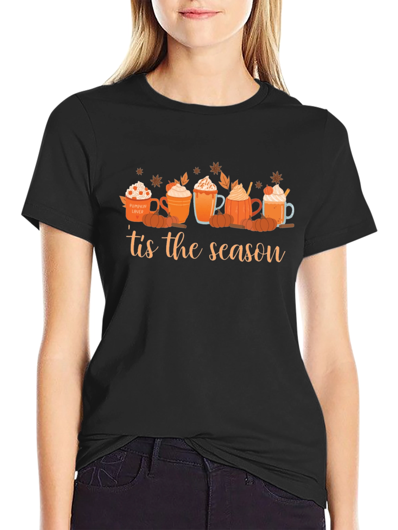 Black 'tis the season T-shirt view 2