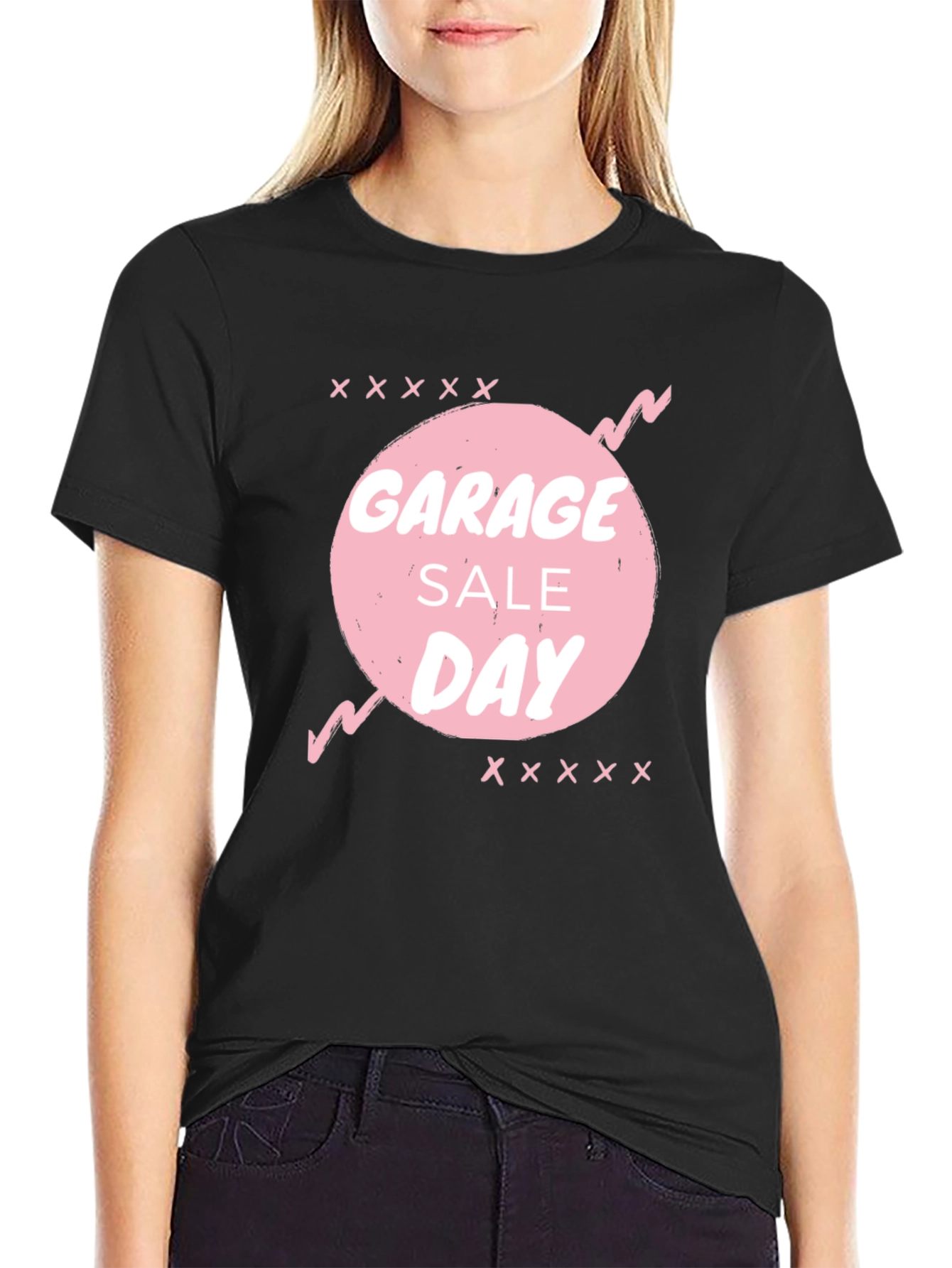 Garage Sale Day Black T-Shirt - 2